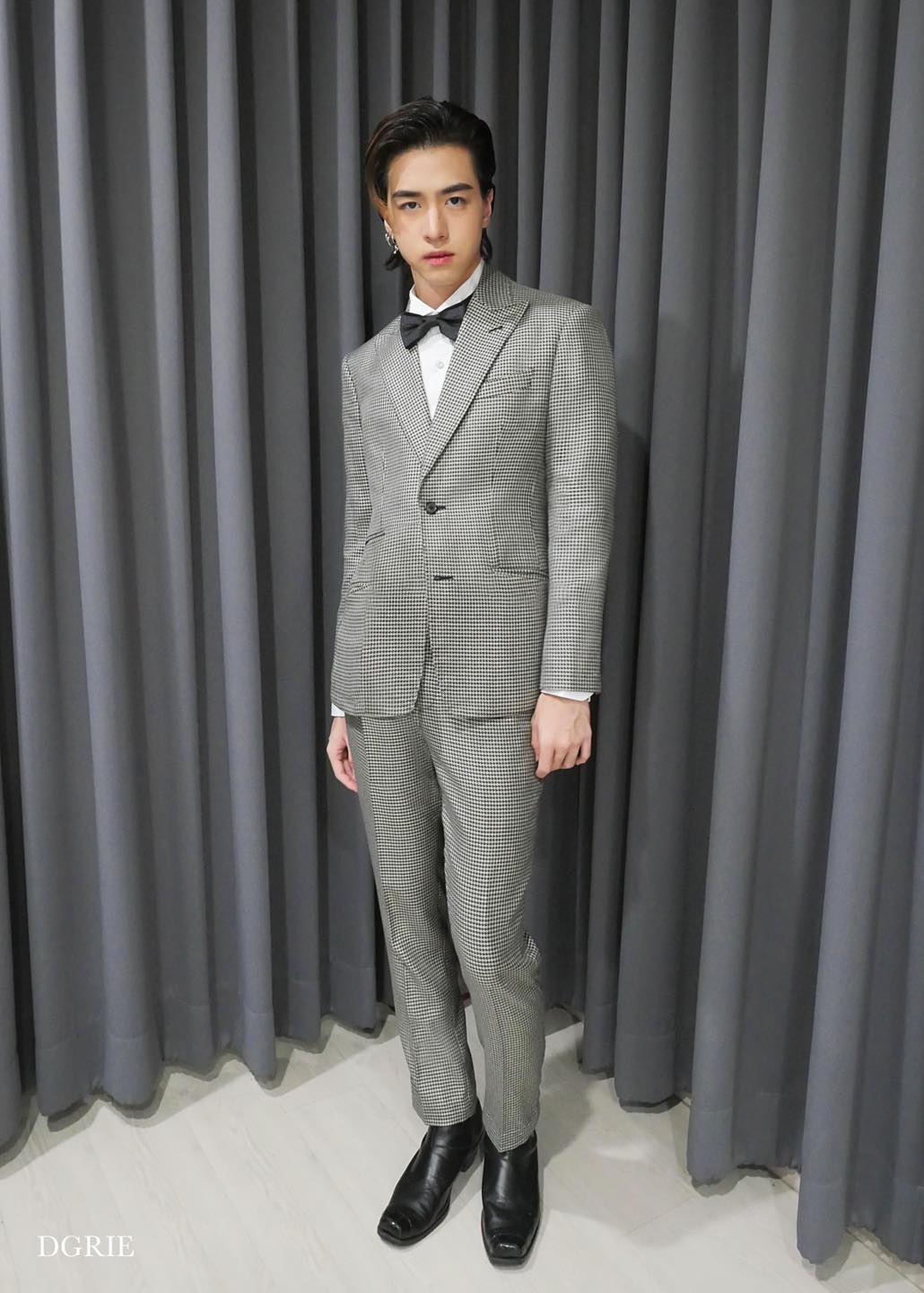 วิคเตอร์ PROXIE | Italian Black & White Houndstooth Suits