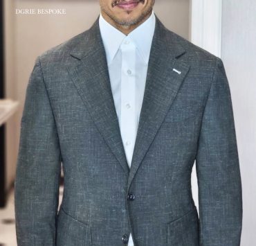 ตัดสูทลินิน ผสม วูล DGRIE Green Wool Linen Sport Jacket
