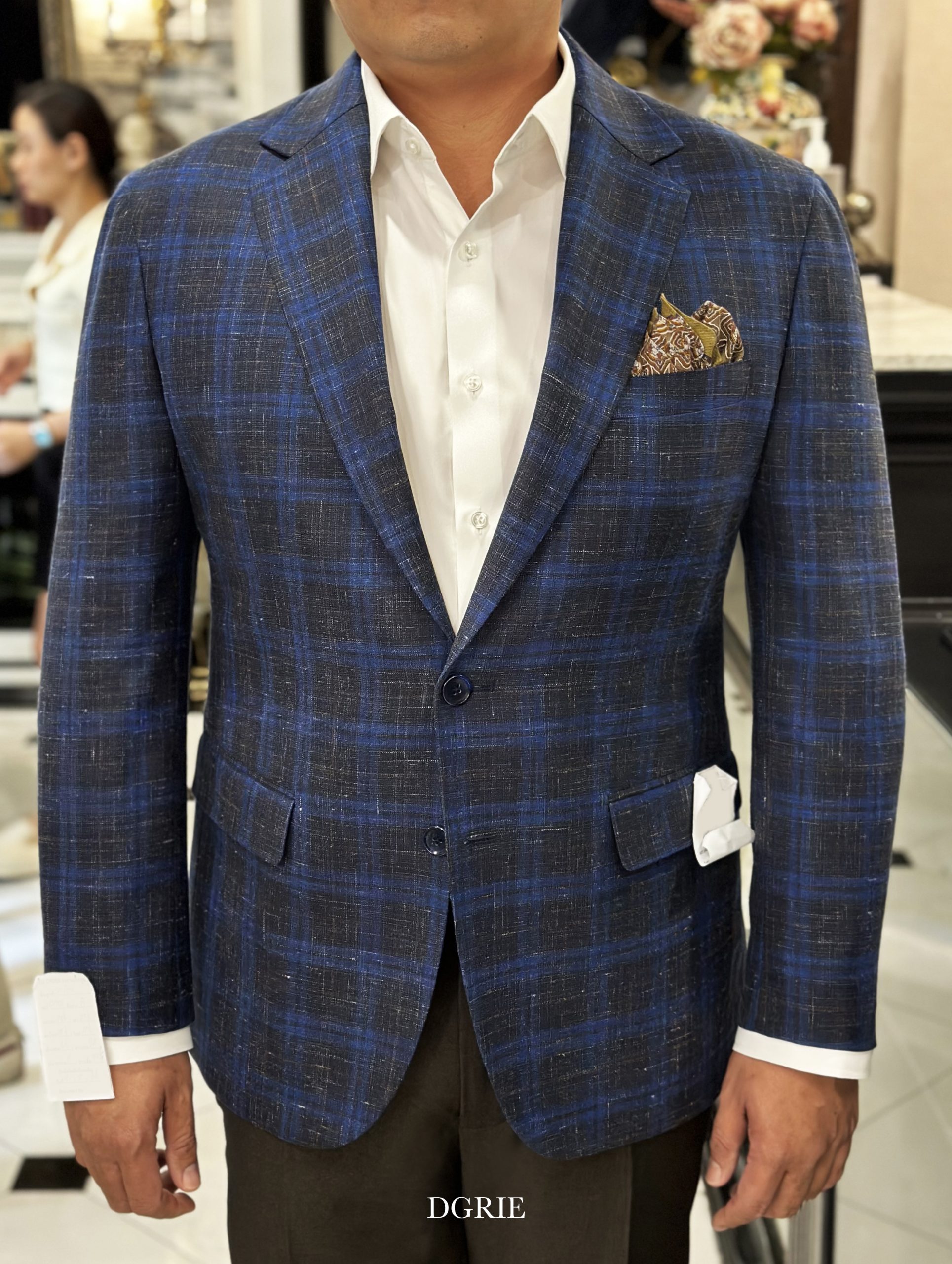 ร้านตัดสูท ลำลอง Wool Silk Linen Sport Jacket