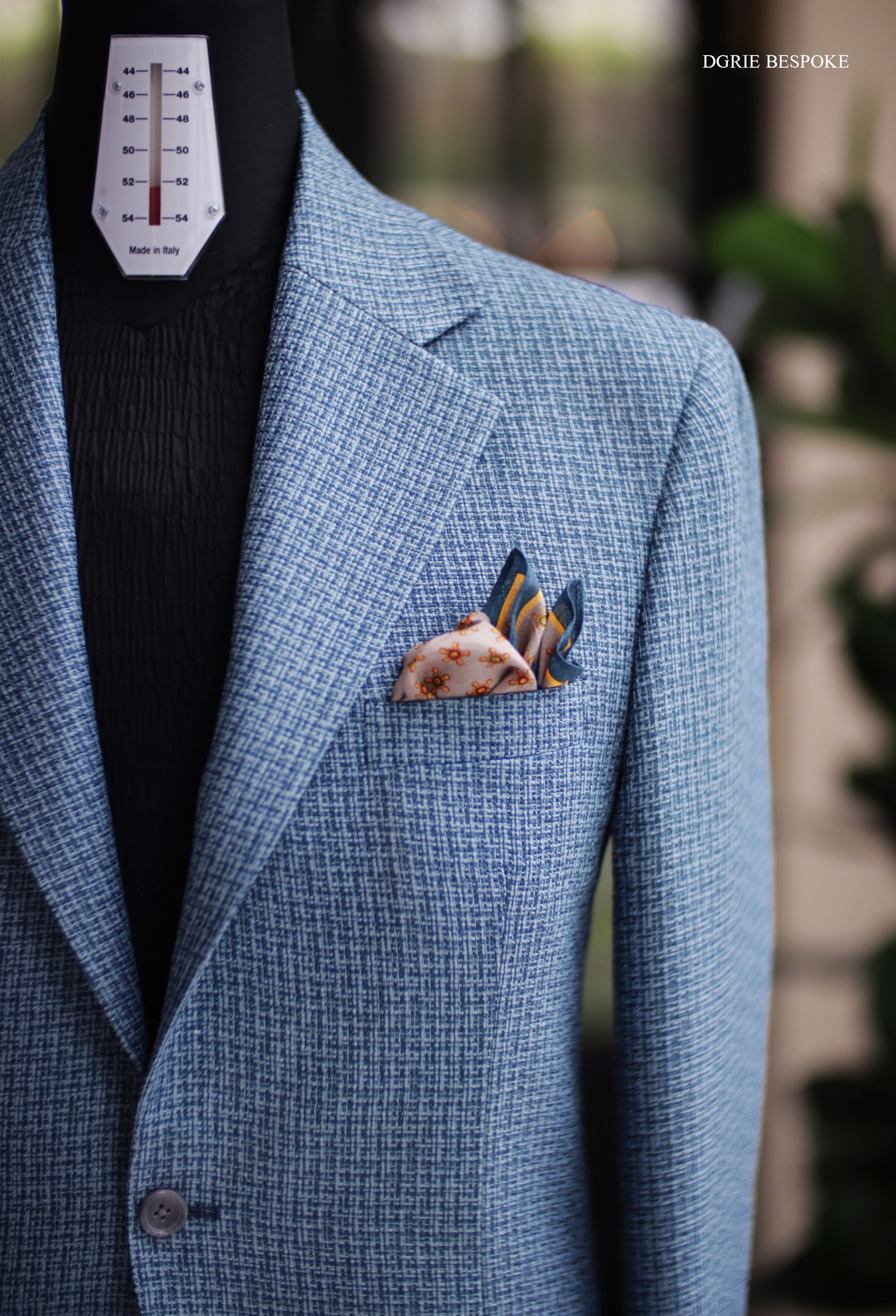 ตัดสูทคลาสสิค สีฟ้า Blue Casual Sport Jacket