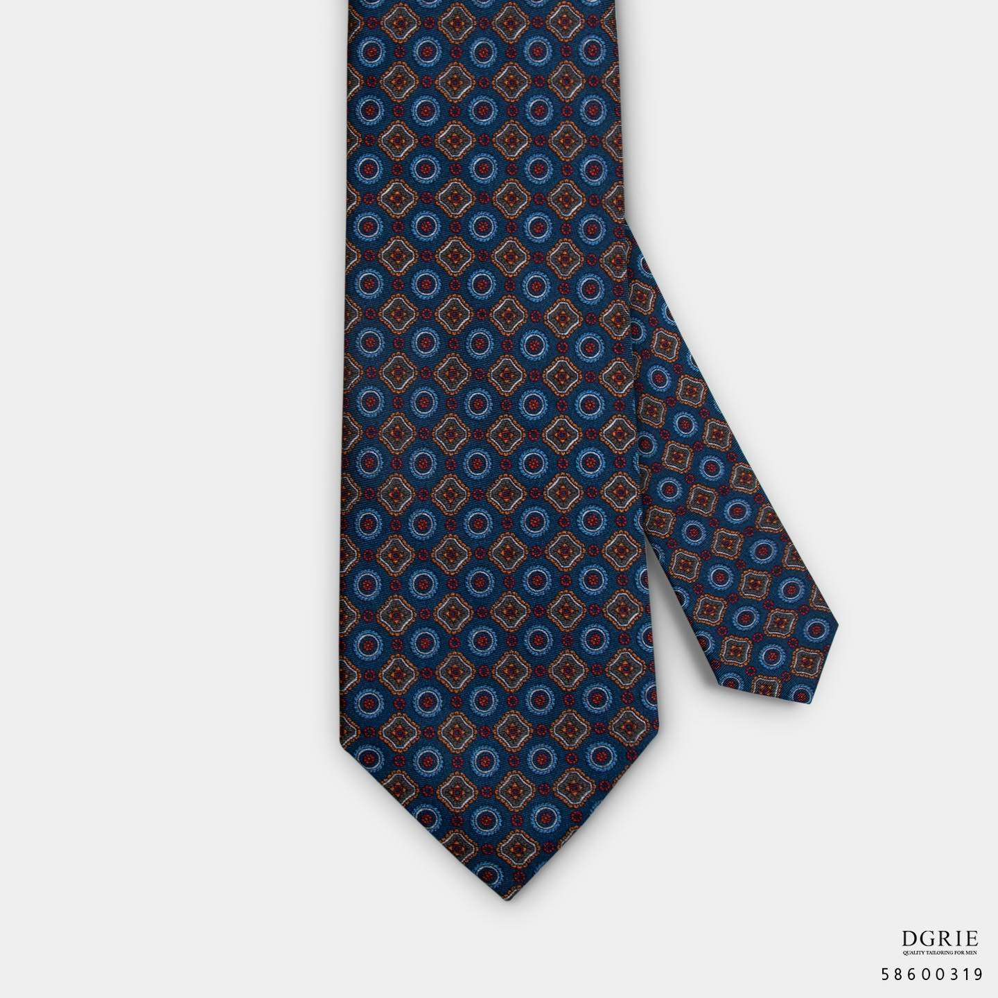 เนคไทวินเทจ High Quality Silk Printed 3 Inch Necktie