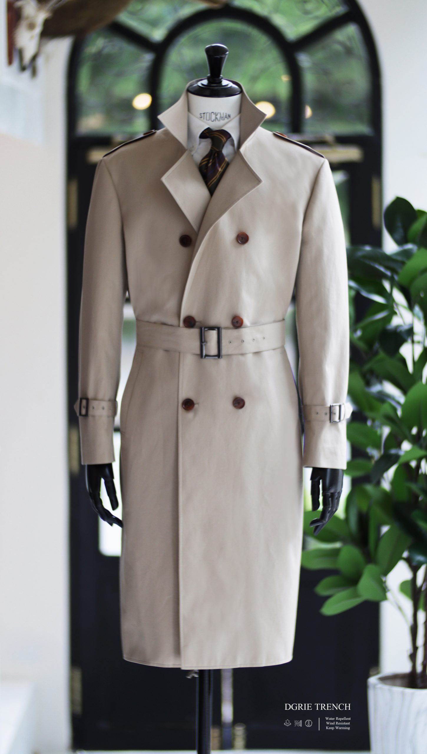 ตัดเทรนช์โค้ท Trench Coat กันน้ำ กันลม DGRIE Custom Exclusive Trench Coat