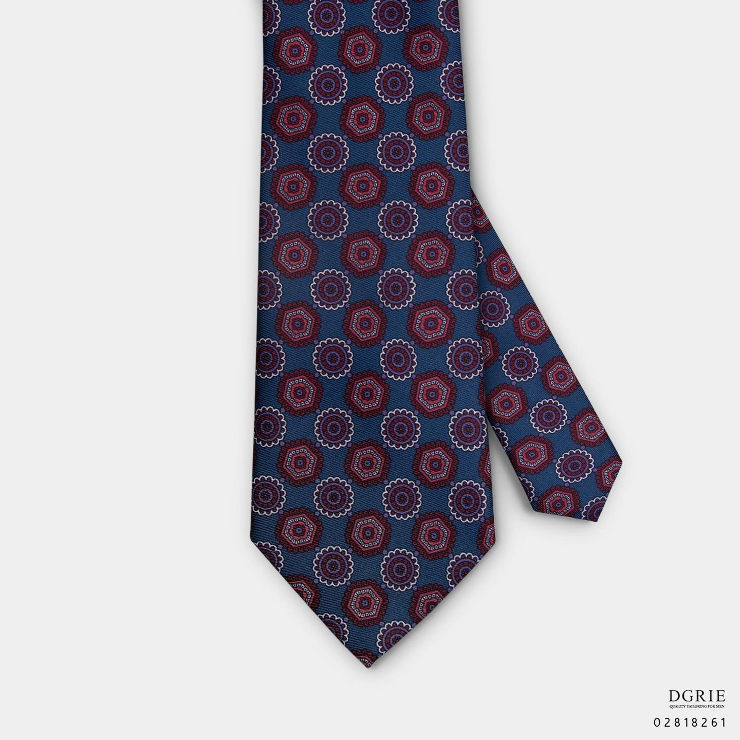 เนคไทวินเทจ High Quality Silk Printed 3 Inch Necktie