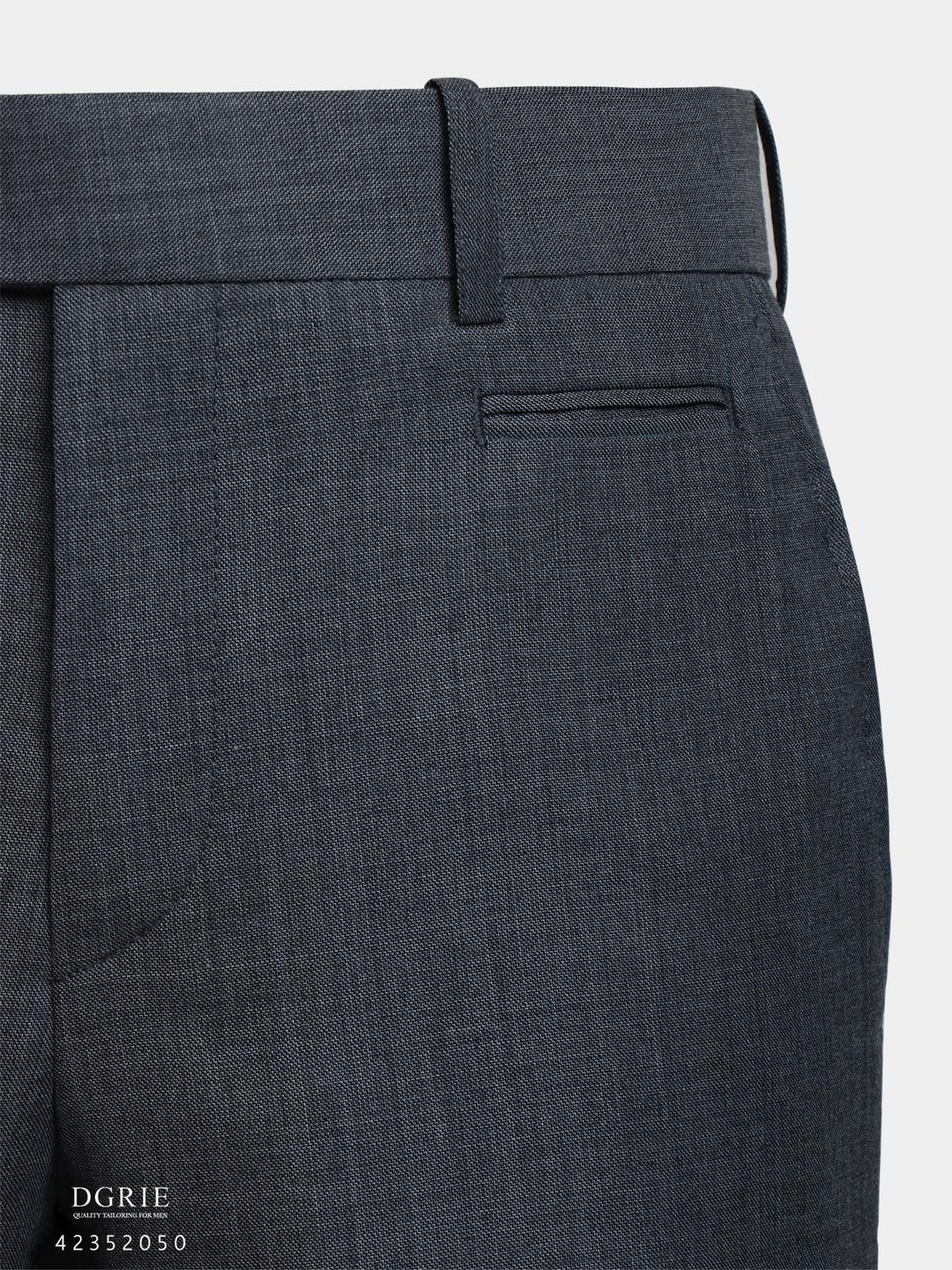 กางเกงสีเทา Light Grey Coin Pocket Wool Pants