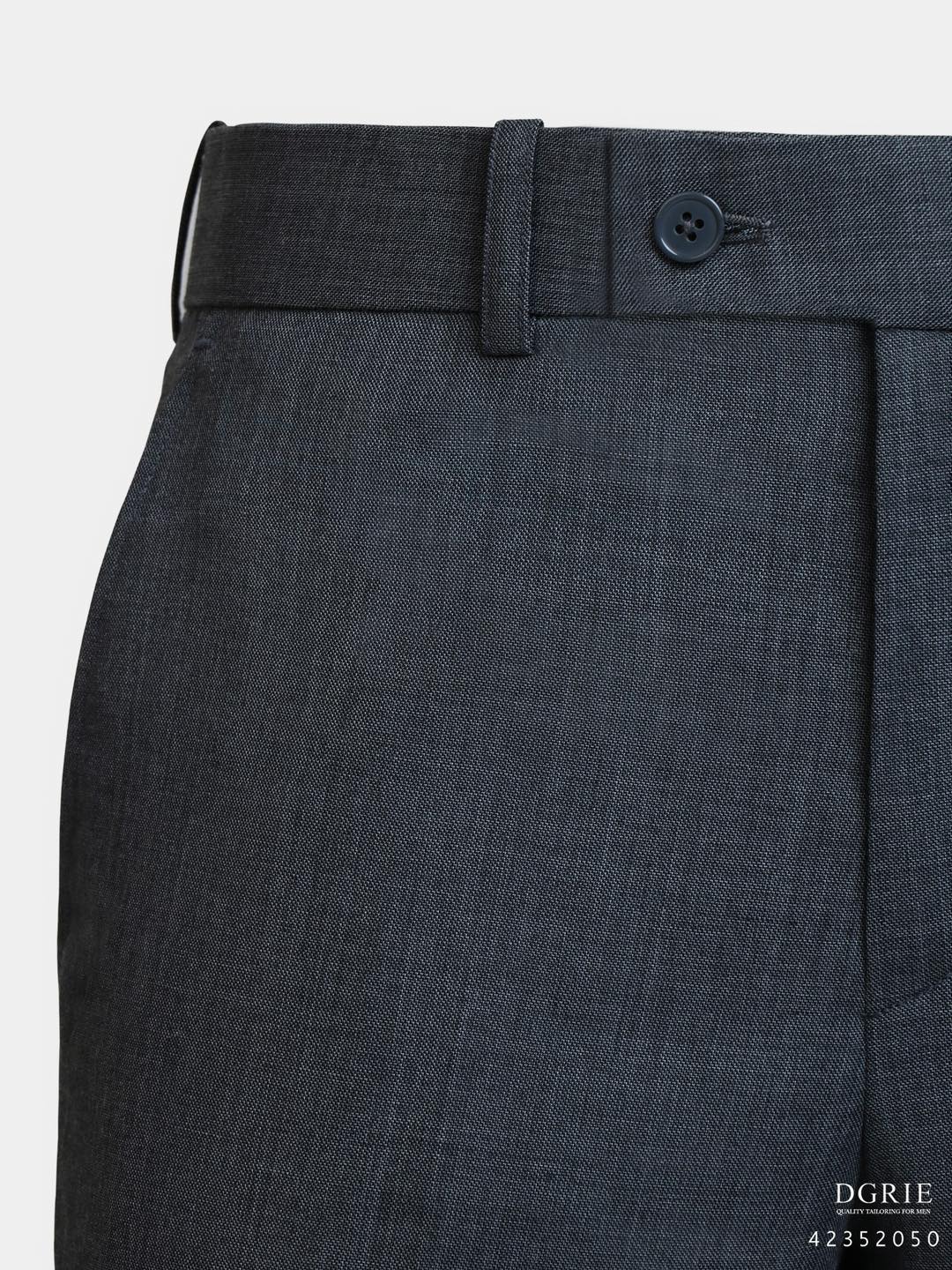 กางเกงสีเทา Light Grey Coin Pocket Wool Pants
