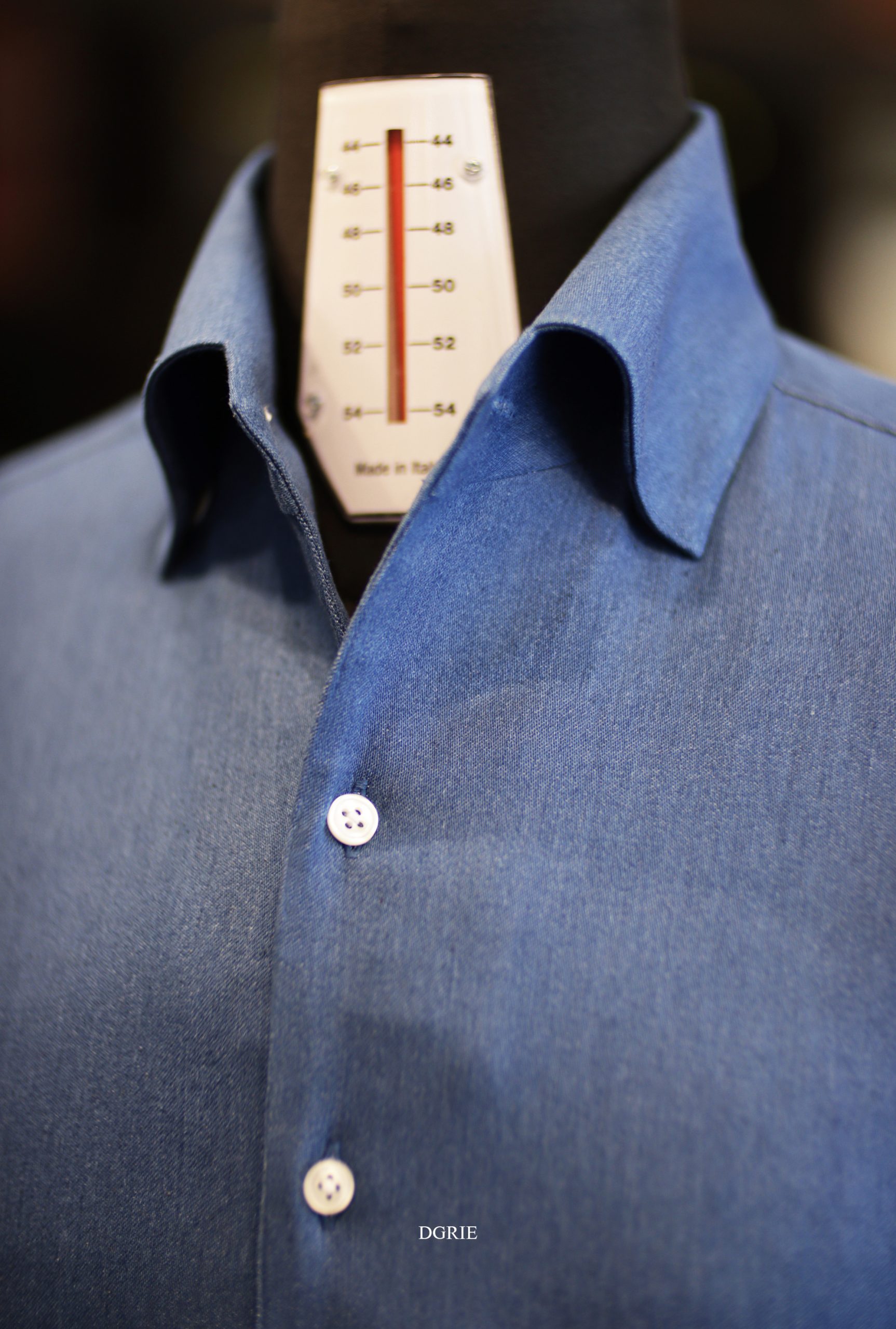 ตัดเสื้อเชิ้ต ยีนส์ วินเทจ One Piece Collar Denim Shirts