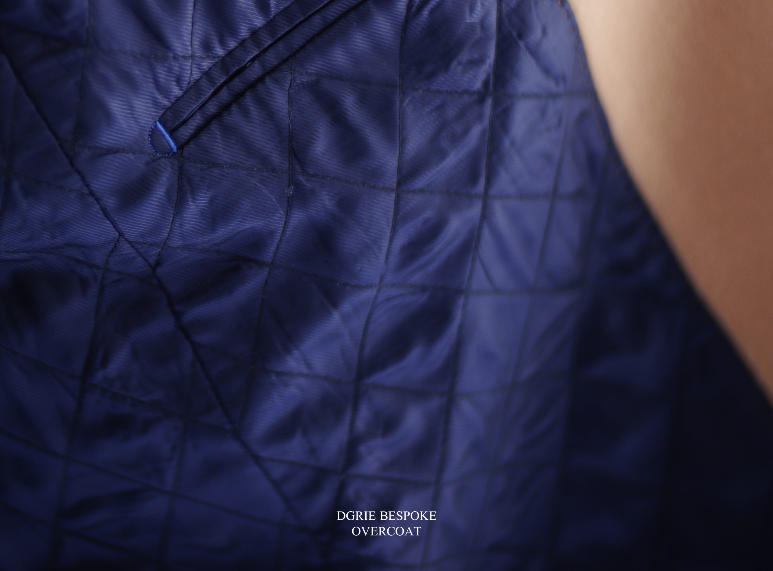 ตัดเสื้อโค้ท สีครีม DGRIE Caramel Overcoat 100% Wool