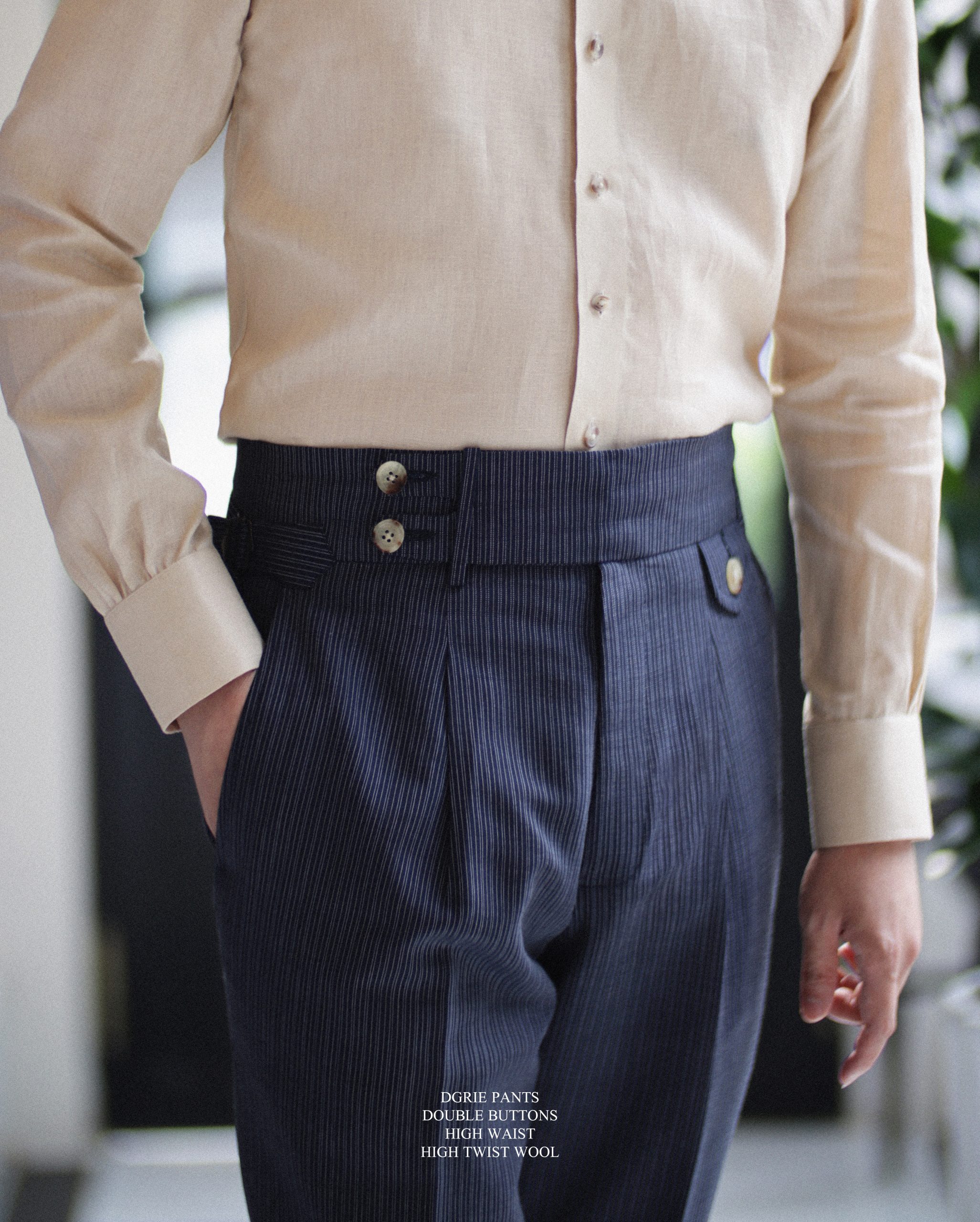 IMG_7563 copy DGRIE PANTS Classic High Twist Wool Pants