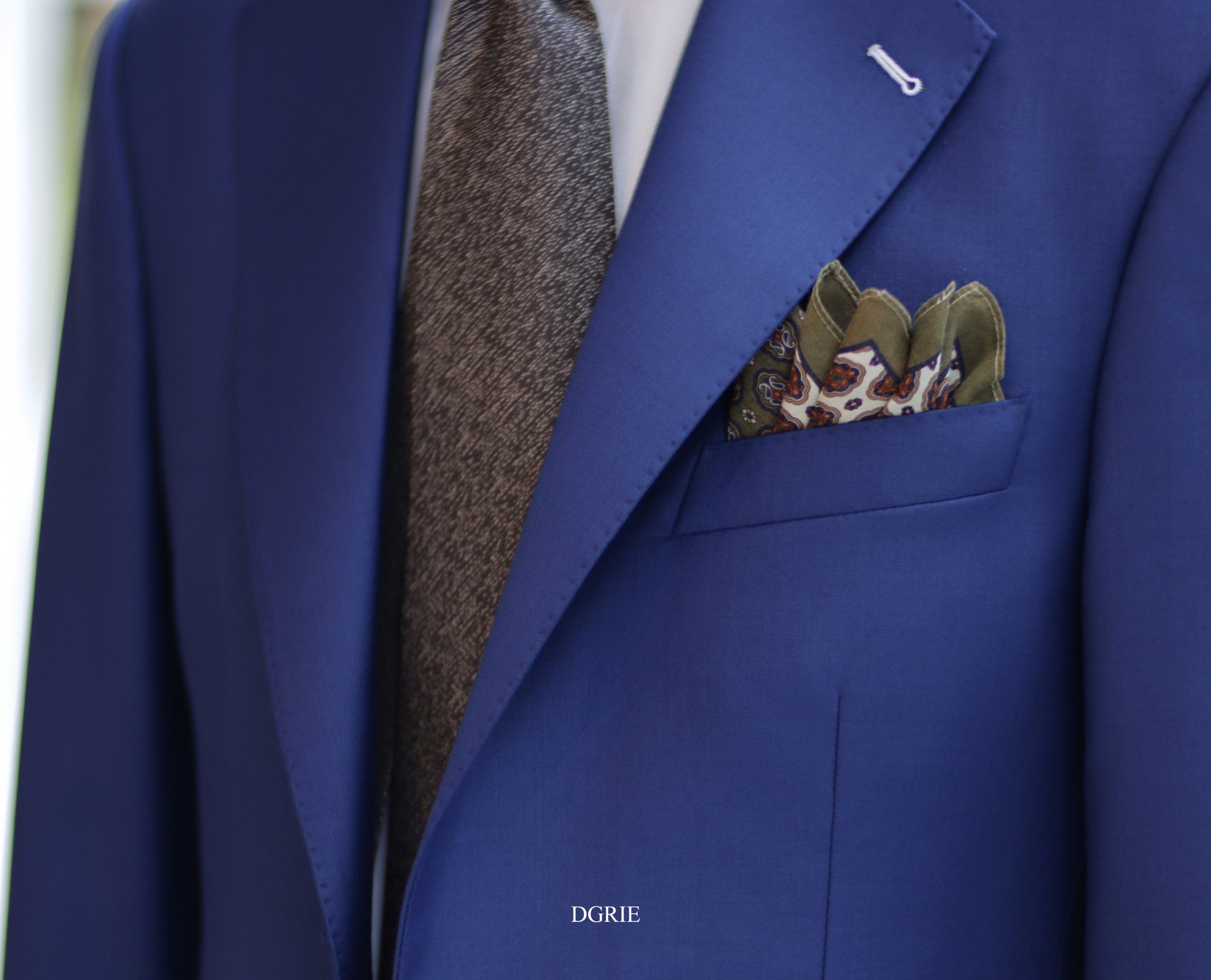 ร้านตัดสูท DGRIE ผ้า Zegna Trofeo Navy Blue Suits