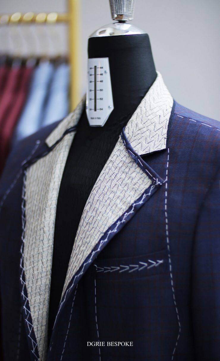 ตัดสูทหางม้า Red Window Full Canvas Suit