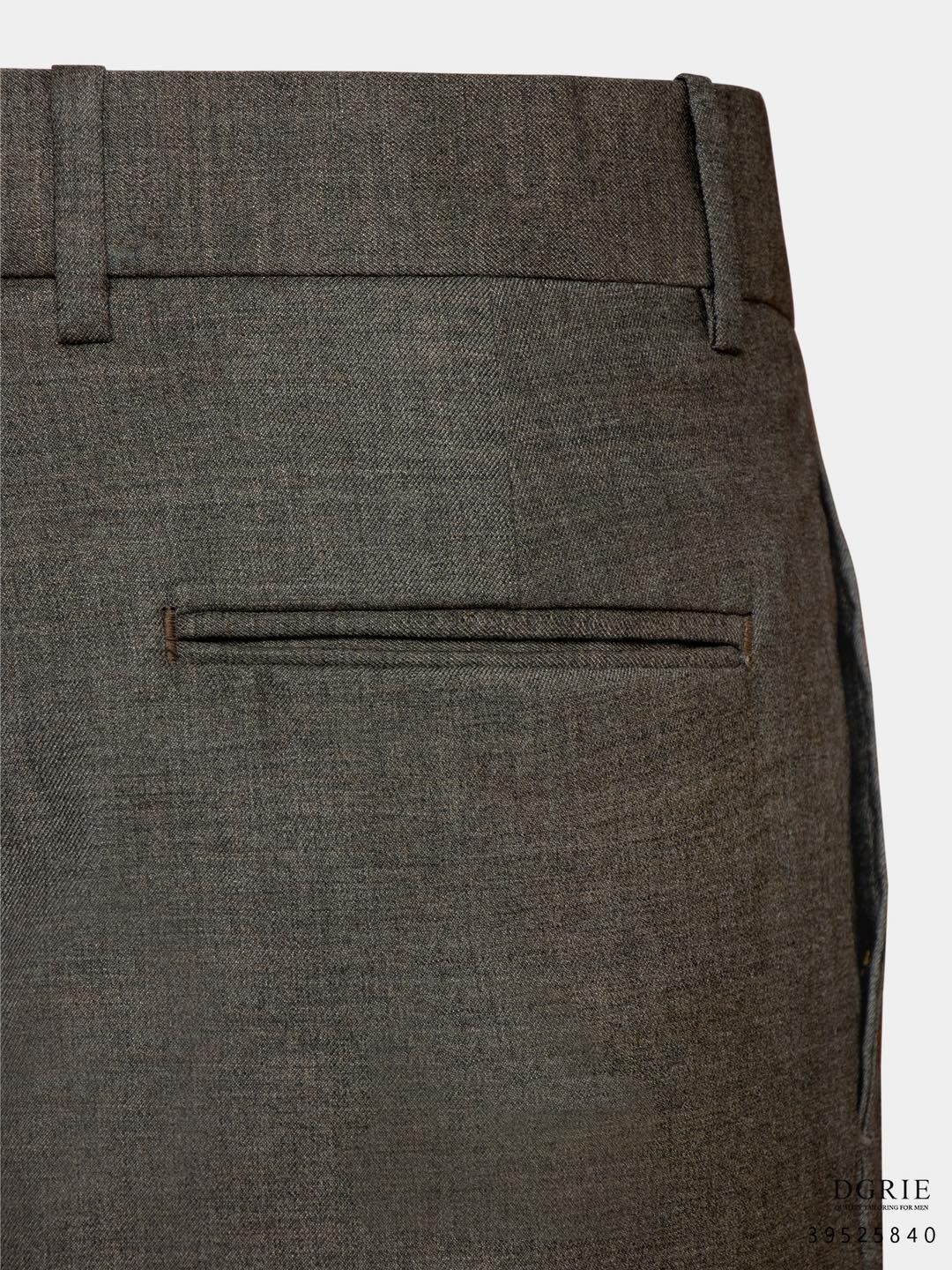 398467730_721120040051239_5890622058307733112_n กางเกงสีน้ำตาล Shadow Gray Coin Pocket W/G Wool Pants