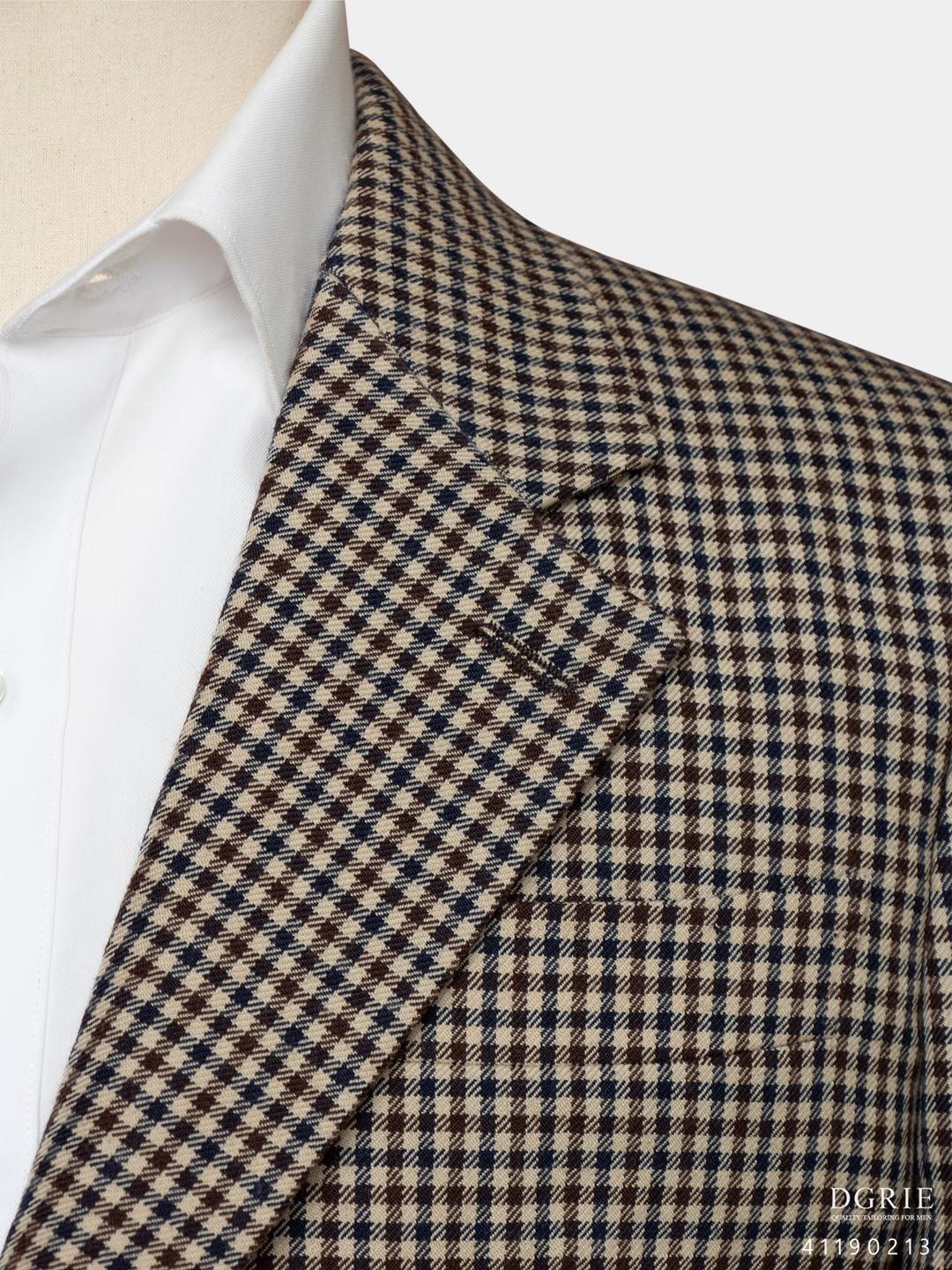 Vintage Gunclub Check Wool Brown Jacket - DGRIE