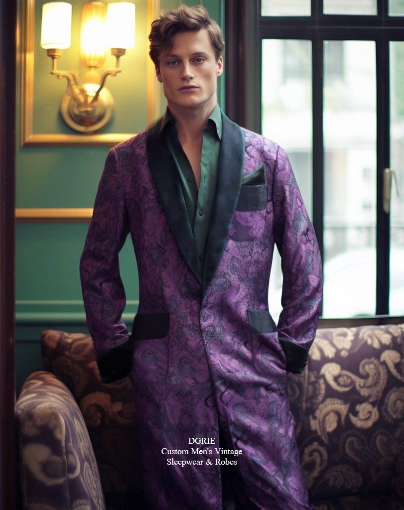 ตัดชุดนอนวินเทจ DGRIE Custom Men's Vintage Sleepwear & Robes