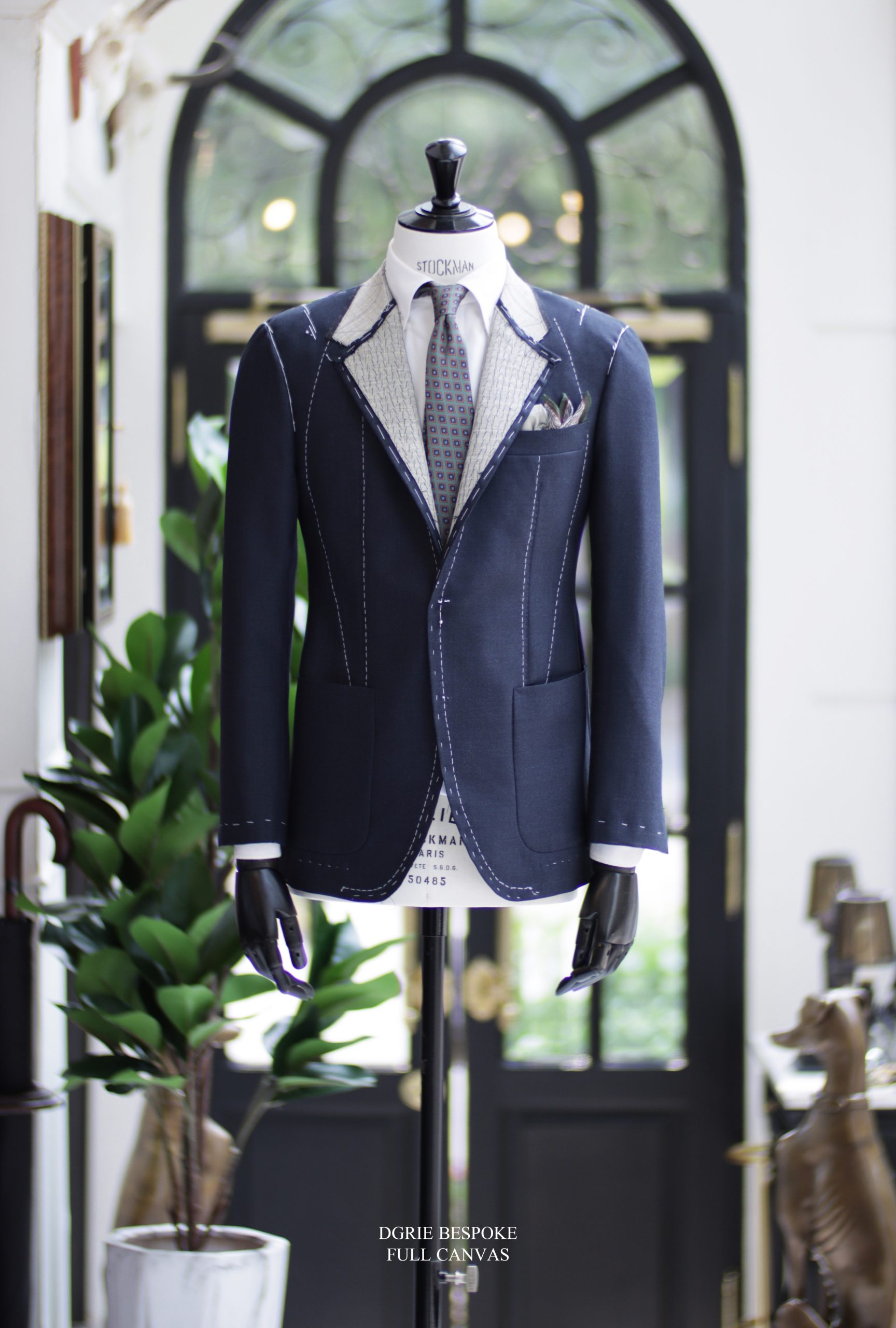 IMG_9523 copy ตัดสูทหางม้า Fitting Dark Navy Full Canvas Suits