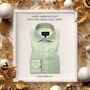 เสื้อเชิ้ตสีเขียว Pistachio Green Linen Shirt