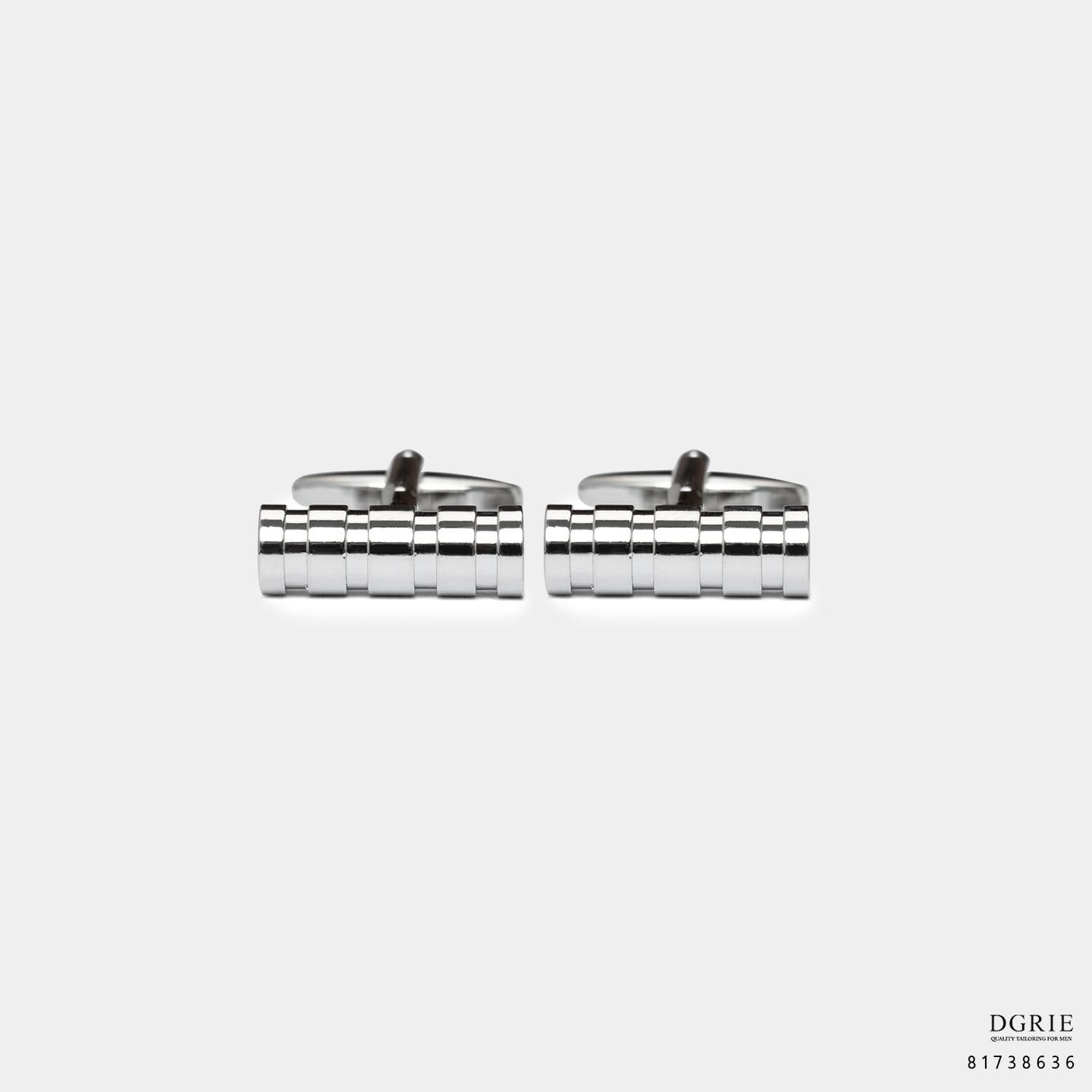 คัฟลิงค์ เสื้อเชิ้ต Mixed Bullet Cufflinks in Silver