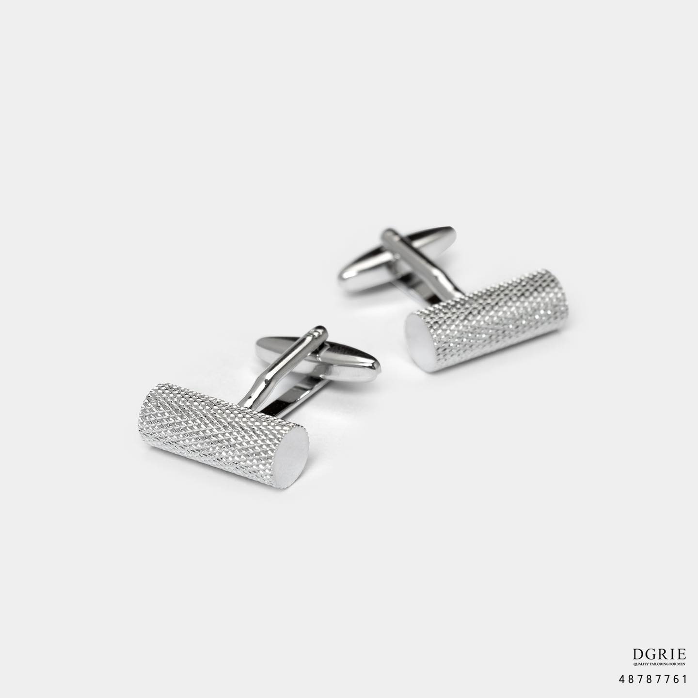 คัฟลิงค์ เสื้อเชิ้ต Mixed Bullet Cufflinks in Silver