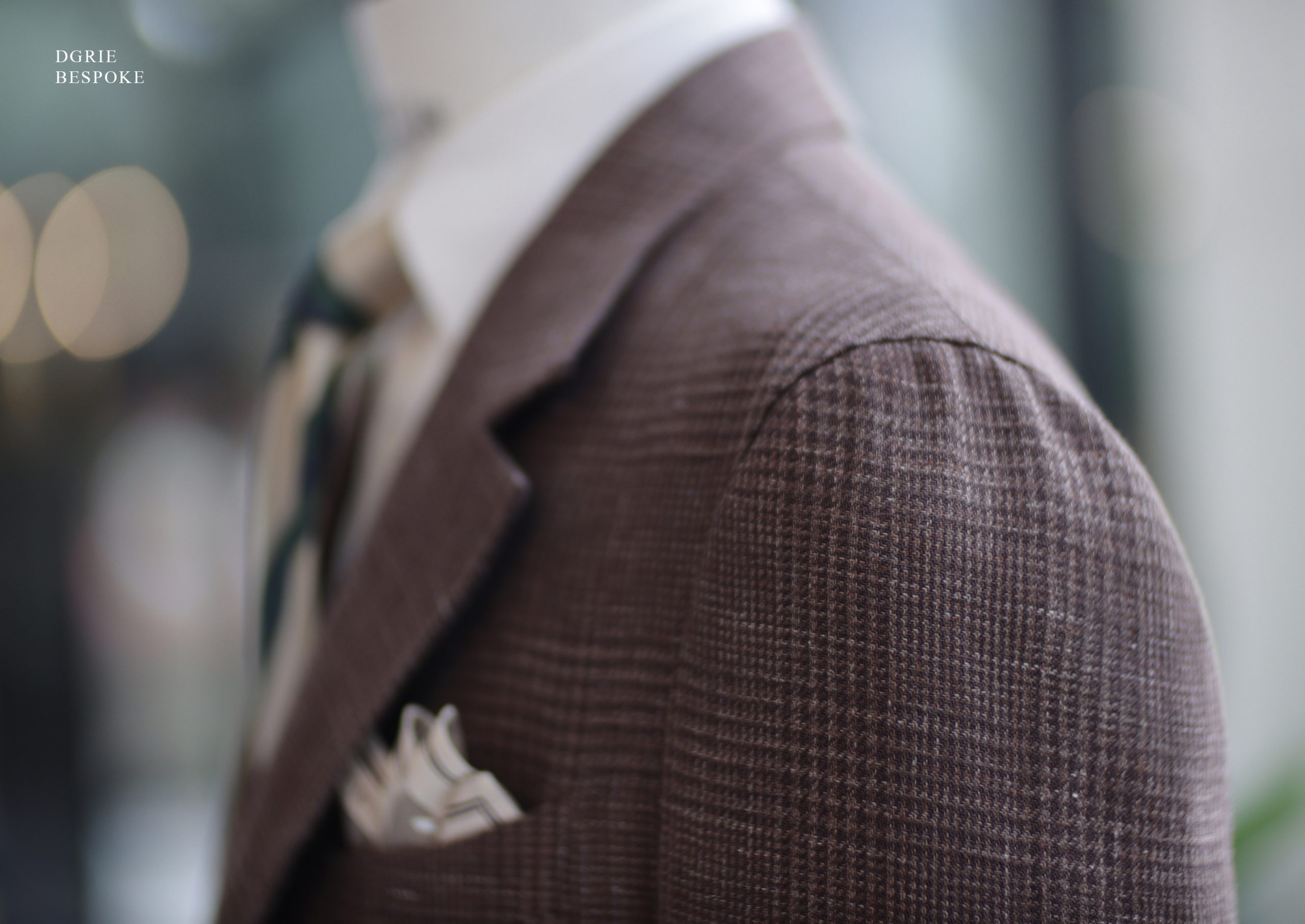 ตัดสูทลินิน Classic Italy Check Irish Linen Suits