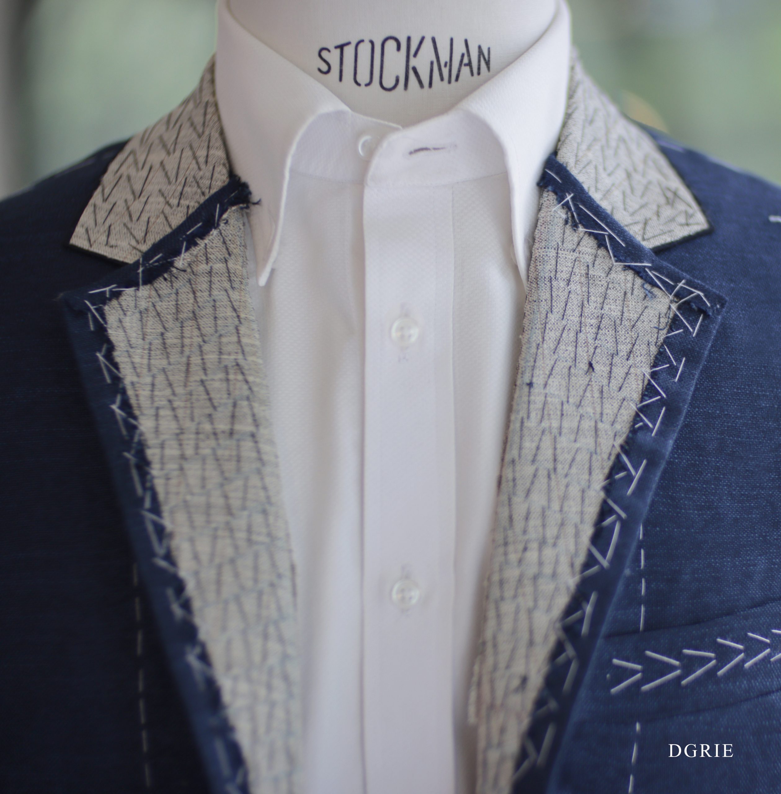 ตัดสูทหางม้า Full Canvas Navy Suits