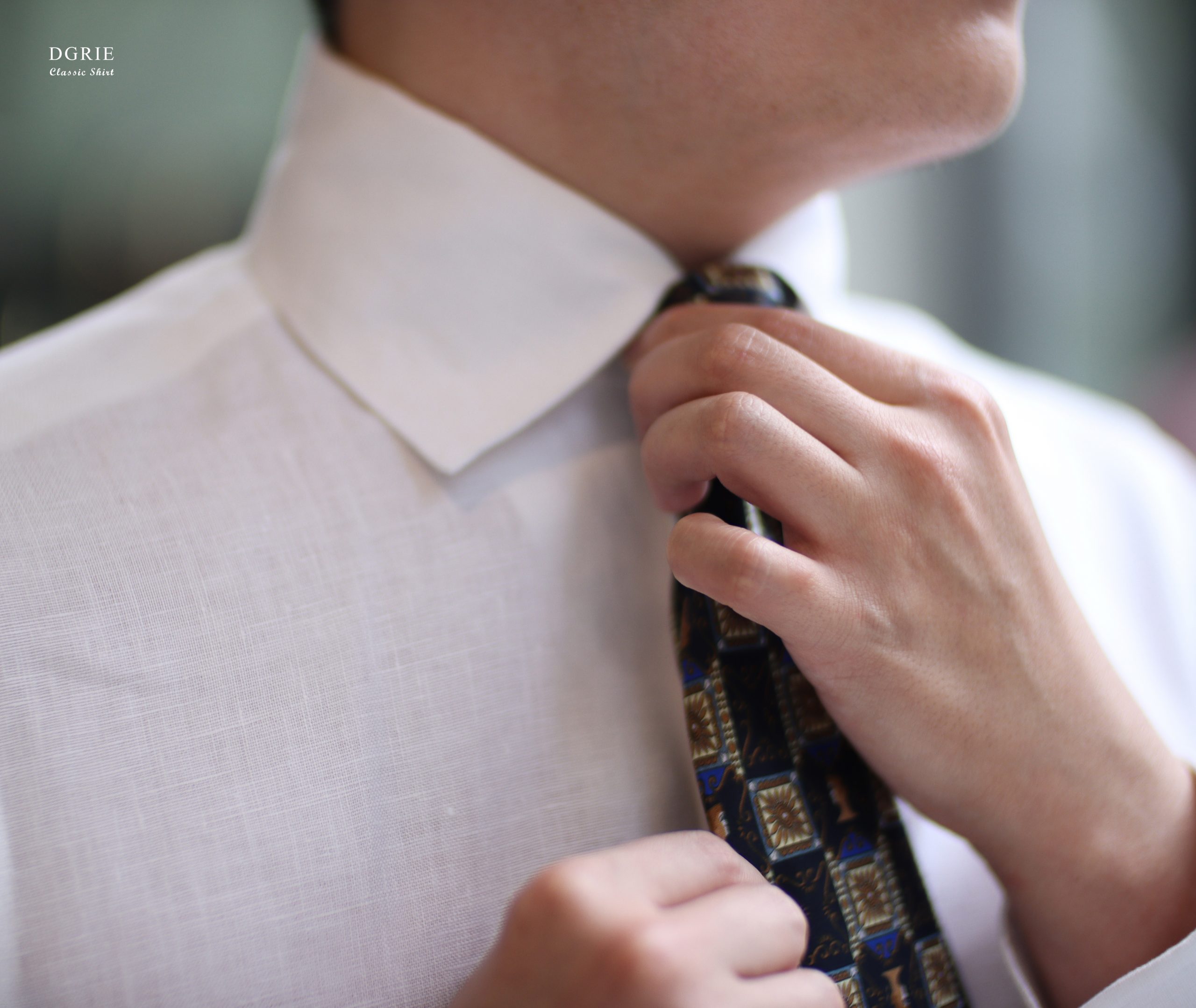One Piece Collar Linen Shirt ตัดเชิ้ตลินิน ปกคลาสสิค