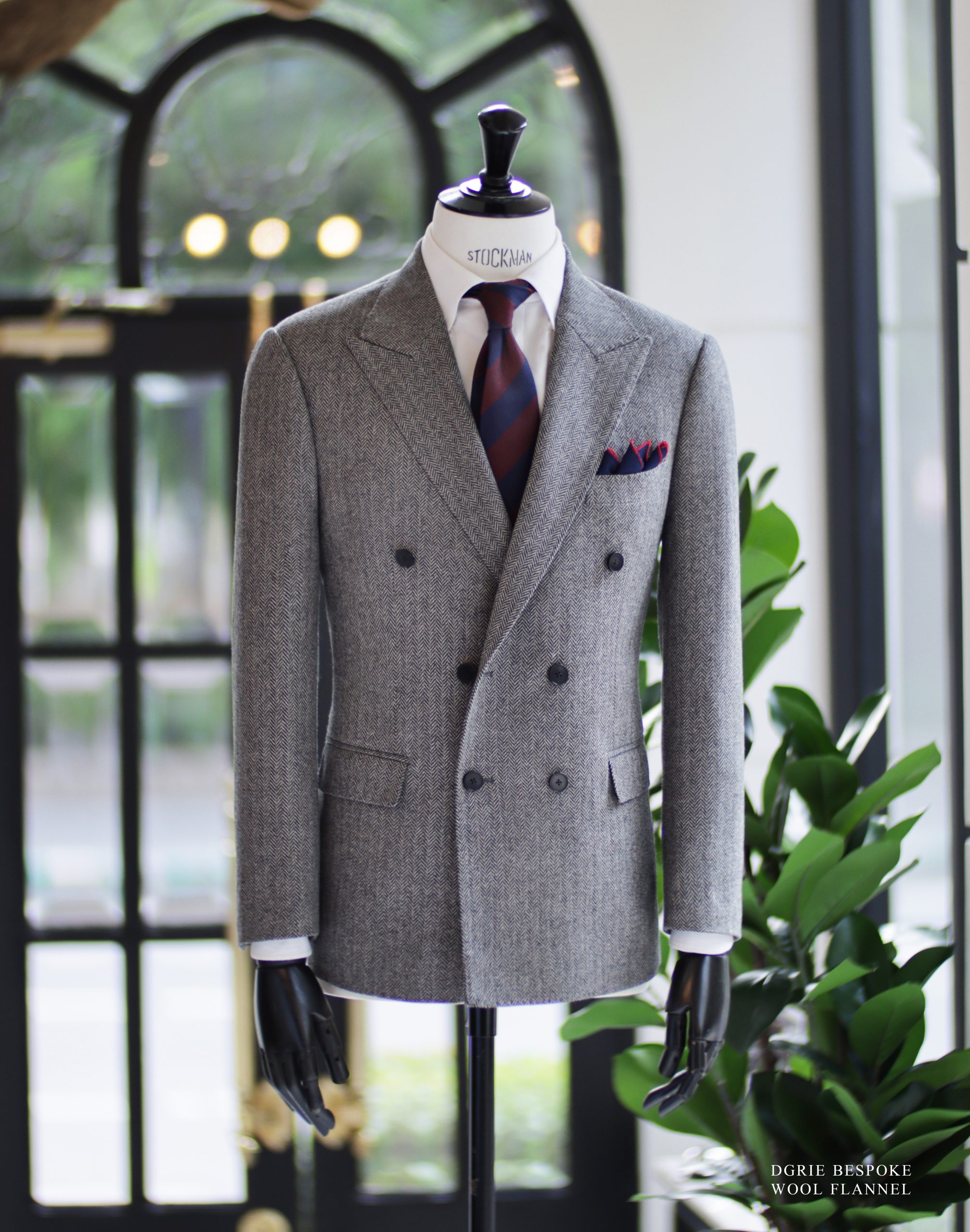 ตัดสูท DGRIE Drapers OPALIS Wool Flannel Suits