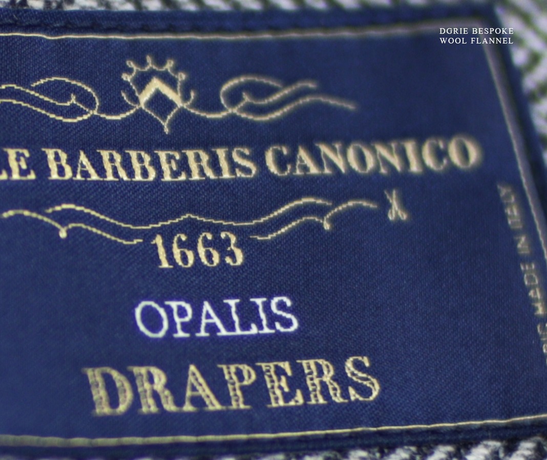 ตัดสูท DGRIE Drapers OPALIS Wool Flannel Suits