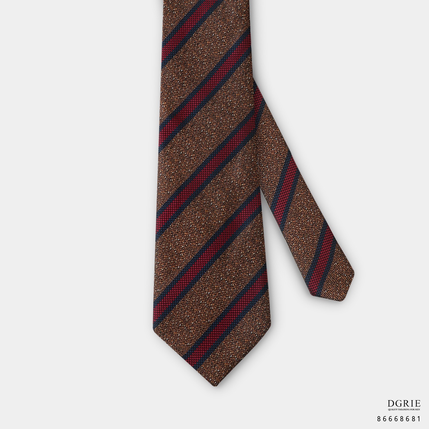 เนคไท Multi-Color Mix Stripe Necktie | DGRIE