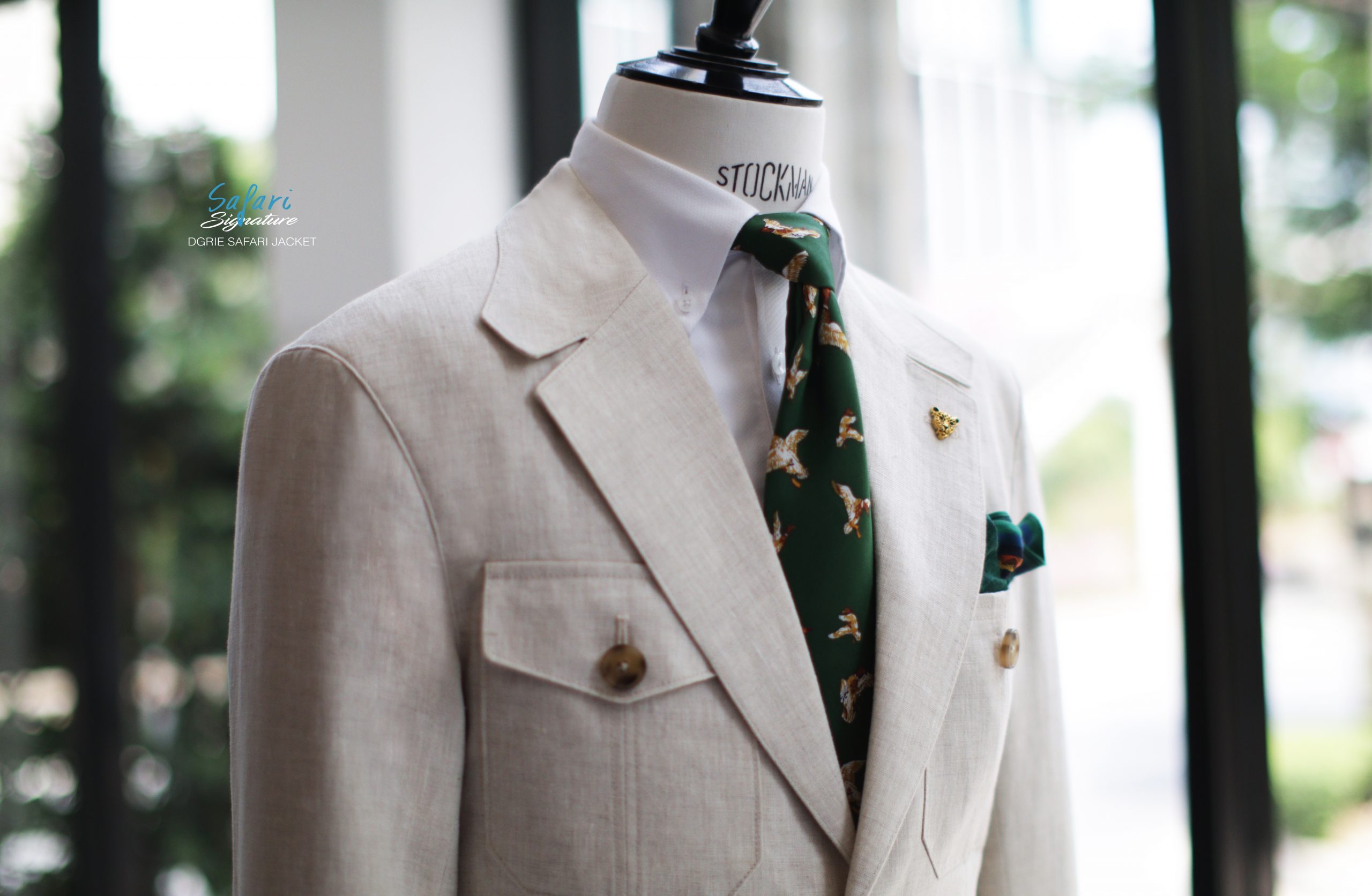 DGRIE SAFARI Signature - เสื้อซาฟารี วินเทจ ผ้าลินิน