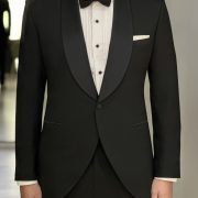 ตัดสูทแต่งงาน ทักซิโด้ Black Long Tail Tuxedo