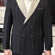 ตัดสูทหางม้า Black Loro Piana Full Canvas Suits