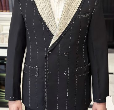 ตัดสูทหางม้า Black Loro Piana Full Canvas Suits