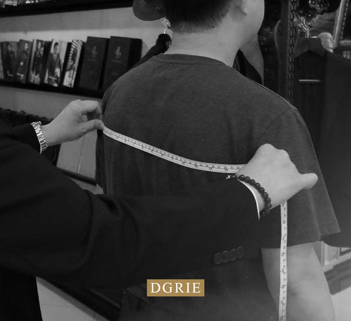 DGRIE BESPOKE : MEASUREMENT / FITTING ร้านตัดสูท ตัดกางเกง ตัดเสื้อเชิ้ต