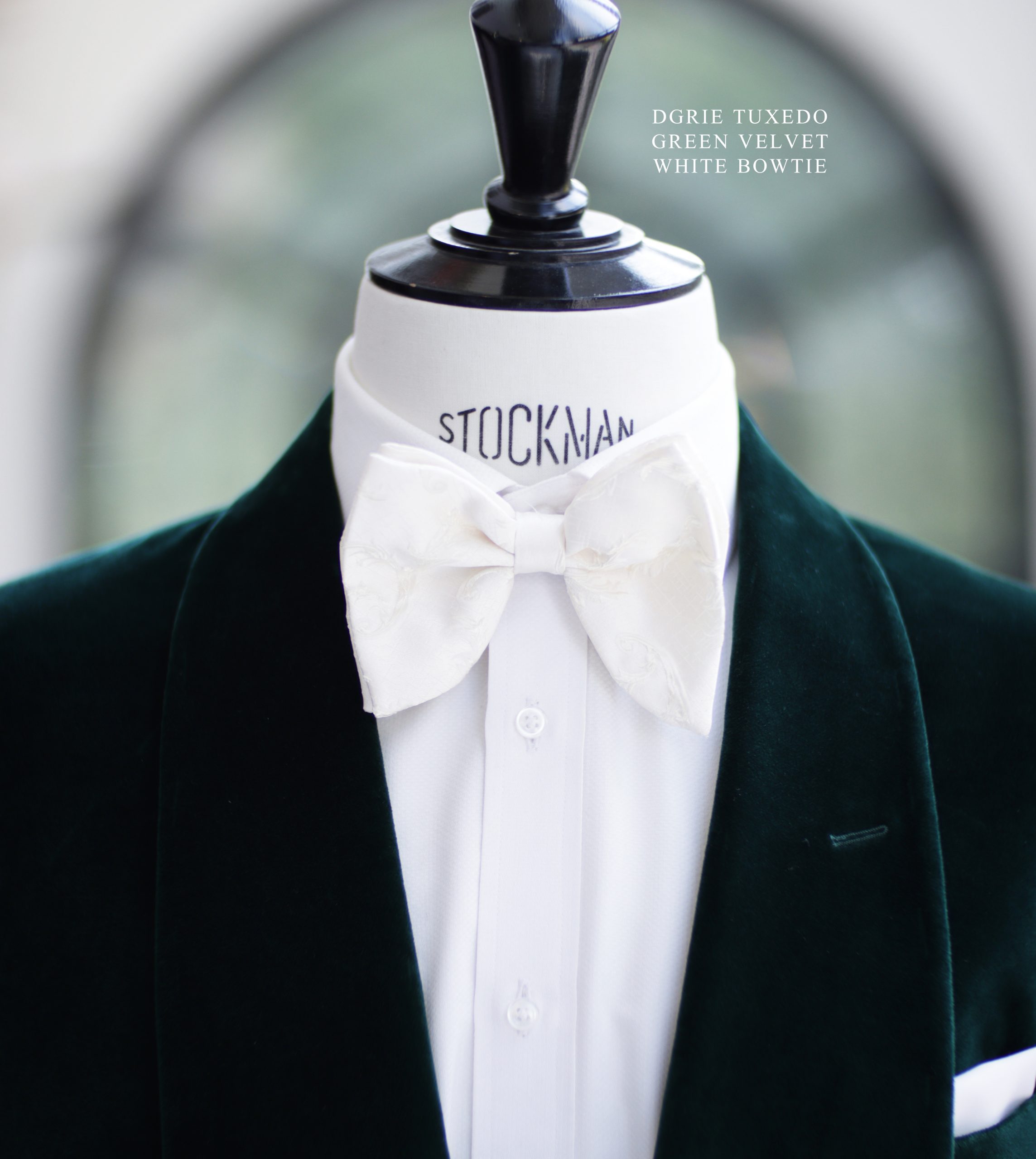 ตัดสูททักซิโด้ กำมะหยี่ DGRIE Green Velvet Tuxedo