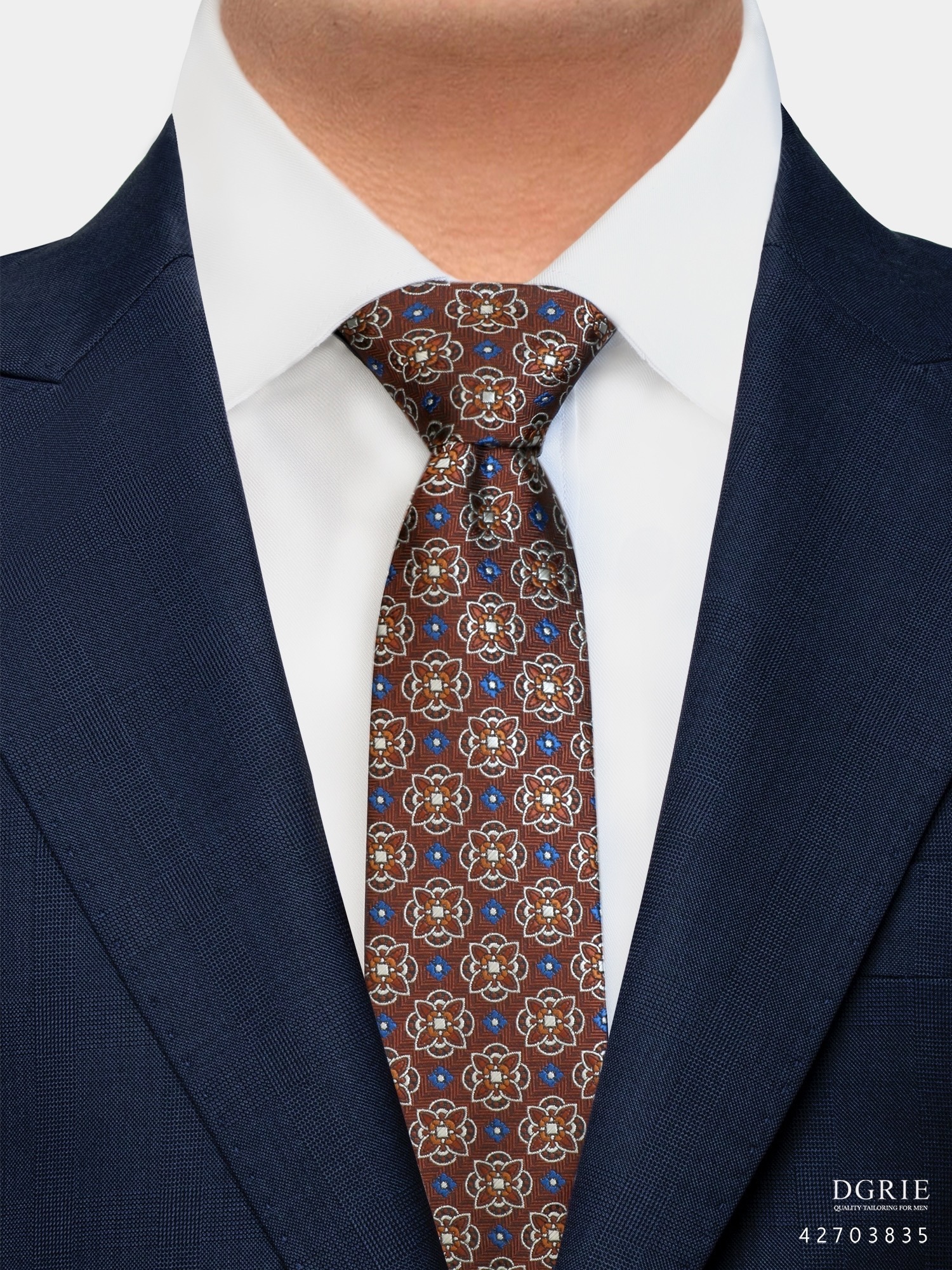 เนคไท GROMETRY Multi 1970s Vintage Necktie | DGRIE