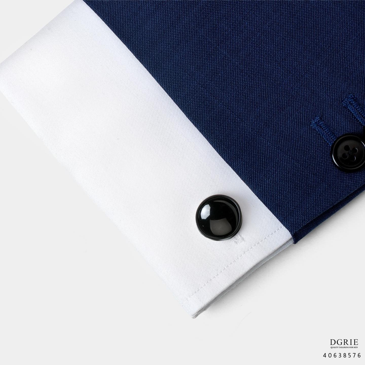 คัฟลิงก์ Black Onyx Cufflinks - DGRIE