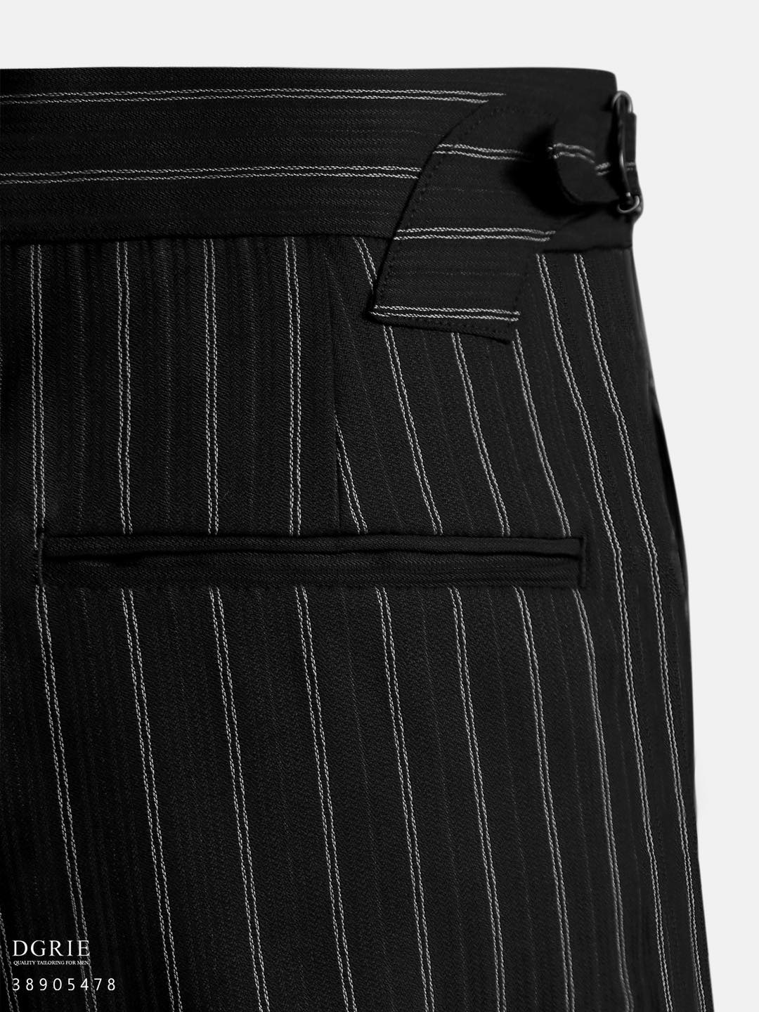 439893289_828170602679515_4168937884559940391_n กางเกงผู้ชาย DARK NAVY AND BLACK STRIPES PANTS - DGRIE