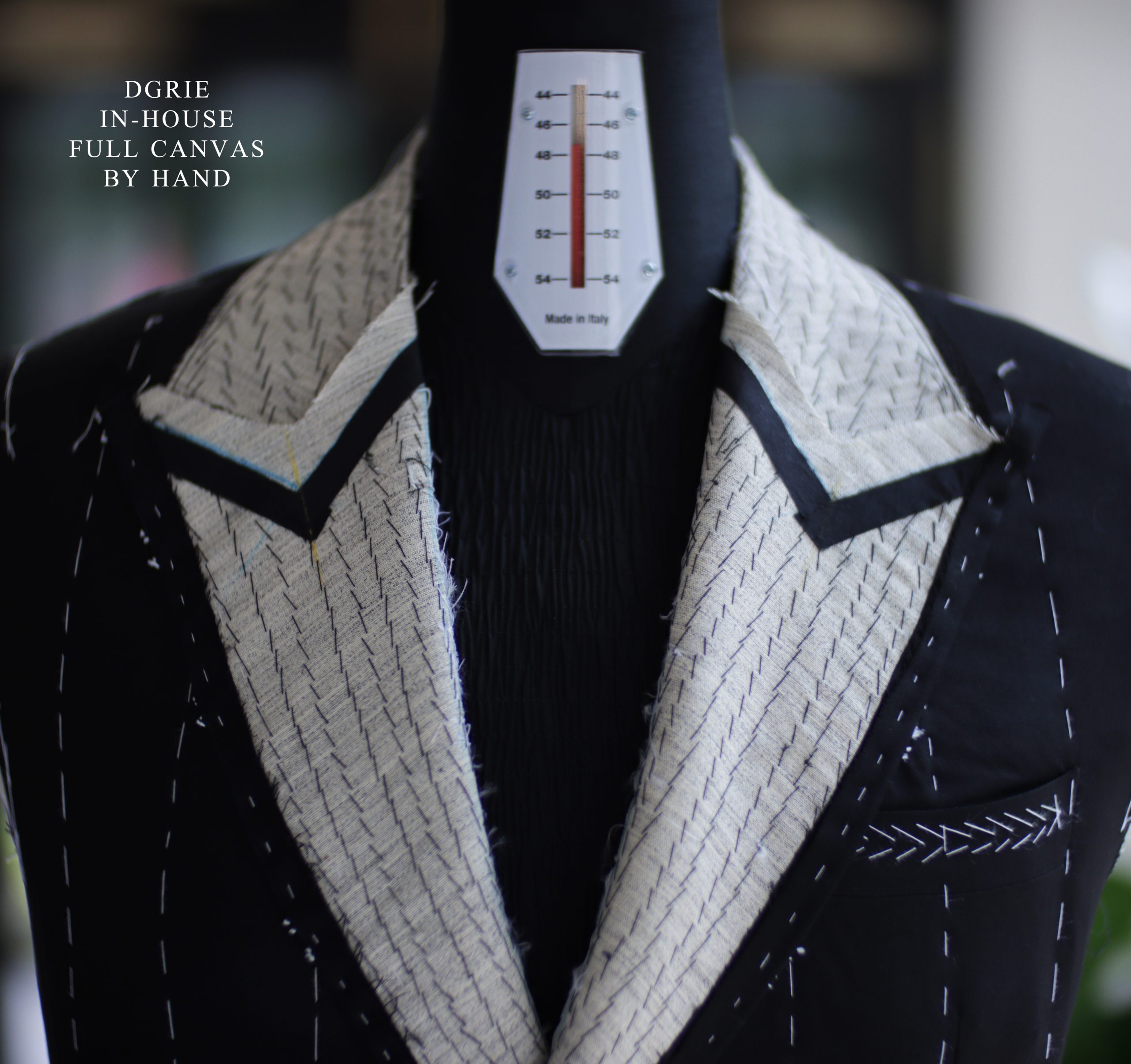 ตัดสูทหางม้า DGRIE In House Full Canvas Suit