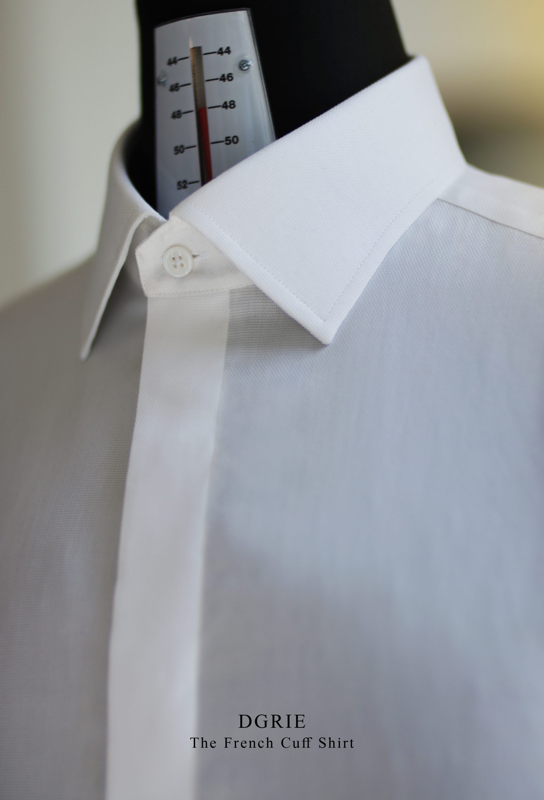 ตัดเสื้อเชิ้ตสีขาว DGRIE - The French Cuff Shirt