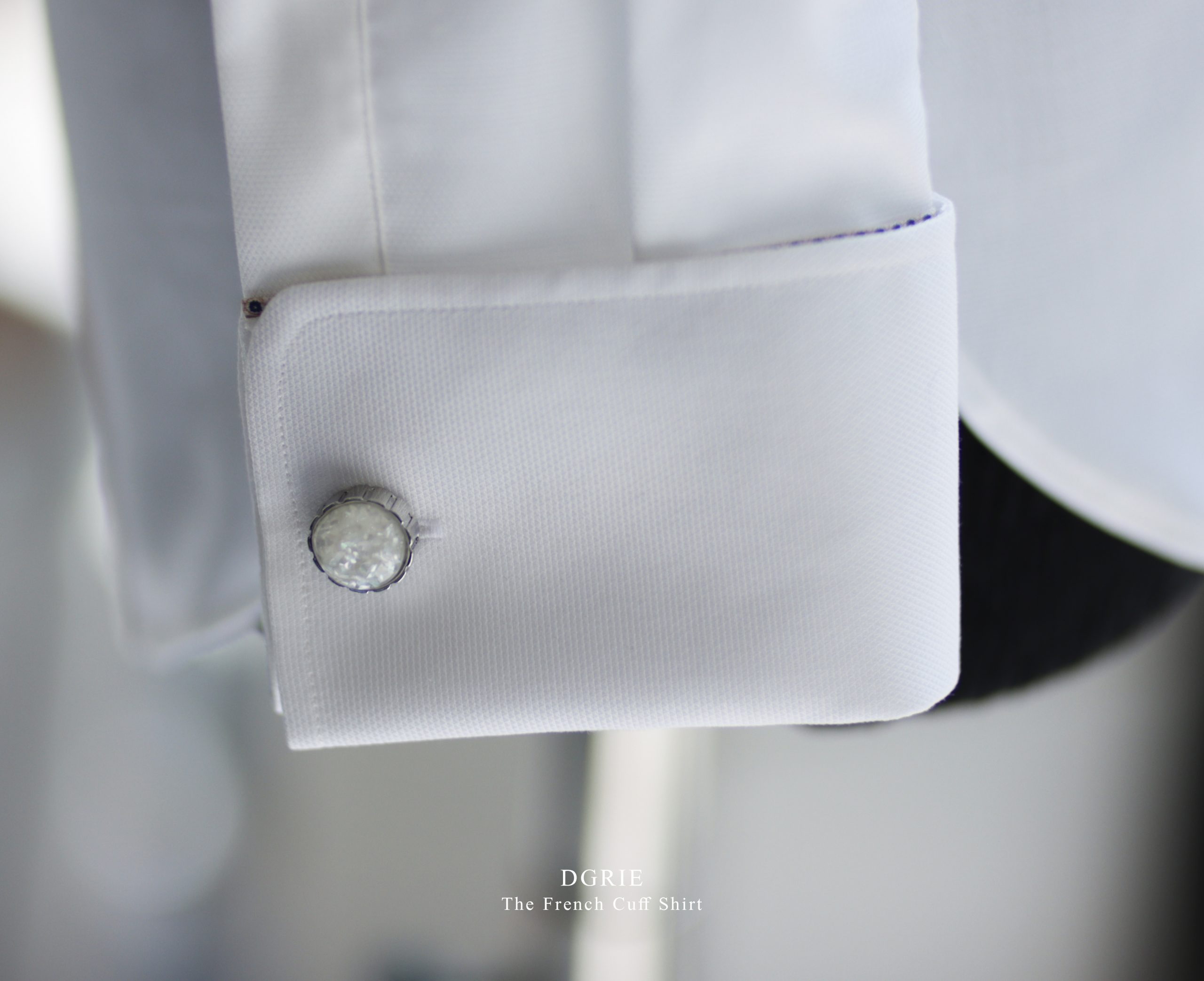 IMG_9750 copy ตัดเสื้อเชิ้ตสีขาว DGRIE - The French Cuff Shirt