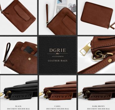 กระเป๋าหนังวัว Docoment Holder Bag Leather