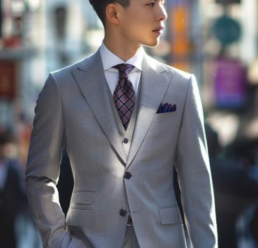 ตัดสูทสีเทาอ่อน ผ้า Loro Piana Light Grey suits