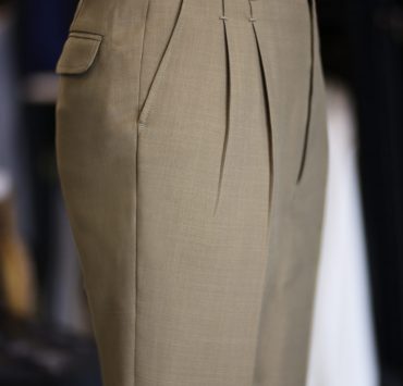 DGRIE PANTS 55 ตัดกางเกง วินเทจ ไร้ขอบ Classic Pleated Pants