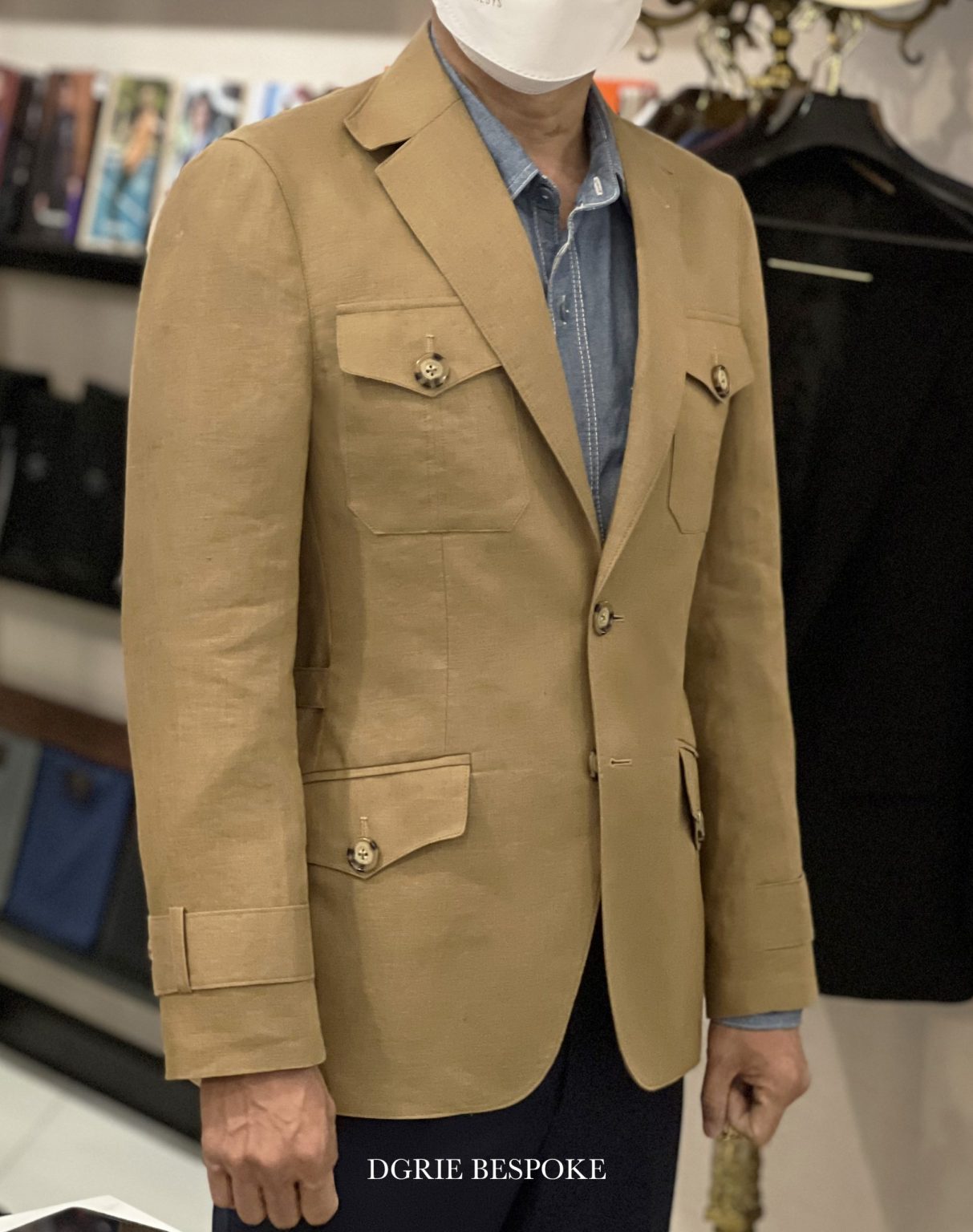 Teba Jacket (Safari Style) (เทบะ ซาฟารี แจ็คเก็ต)