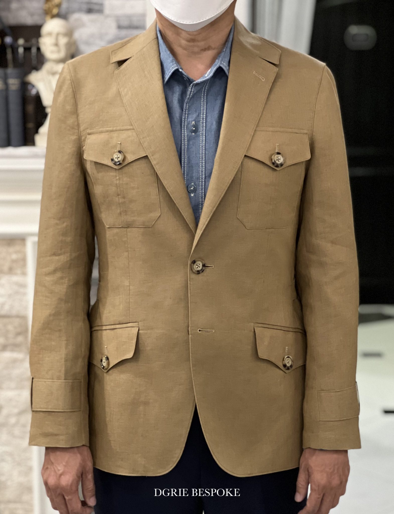 Teba Jacket (Safari Style) (เทบะ ซาฟารี แจ็คเก็ต)