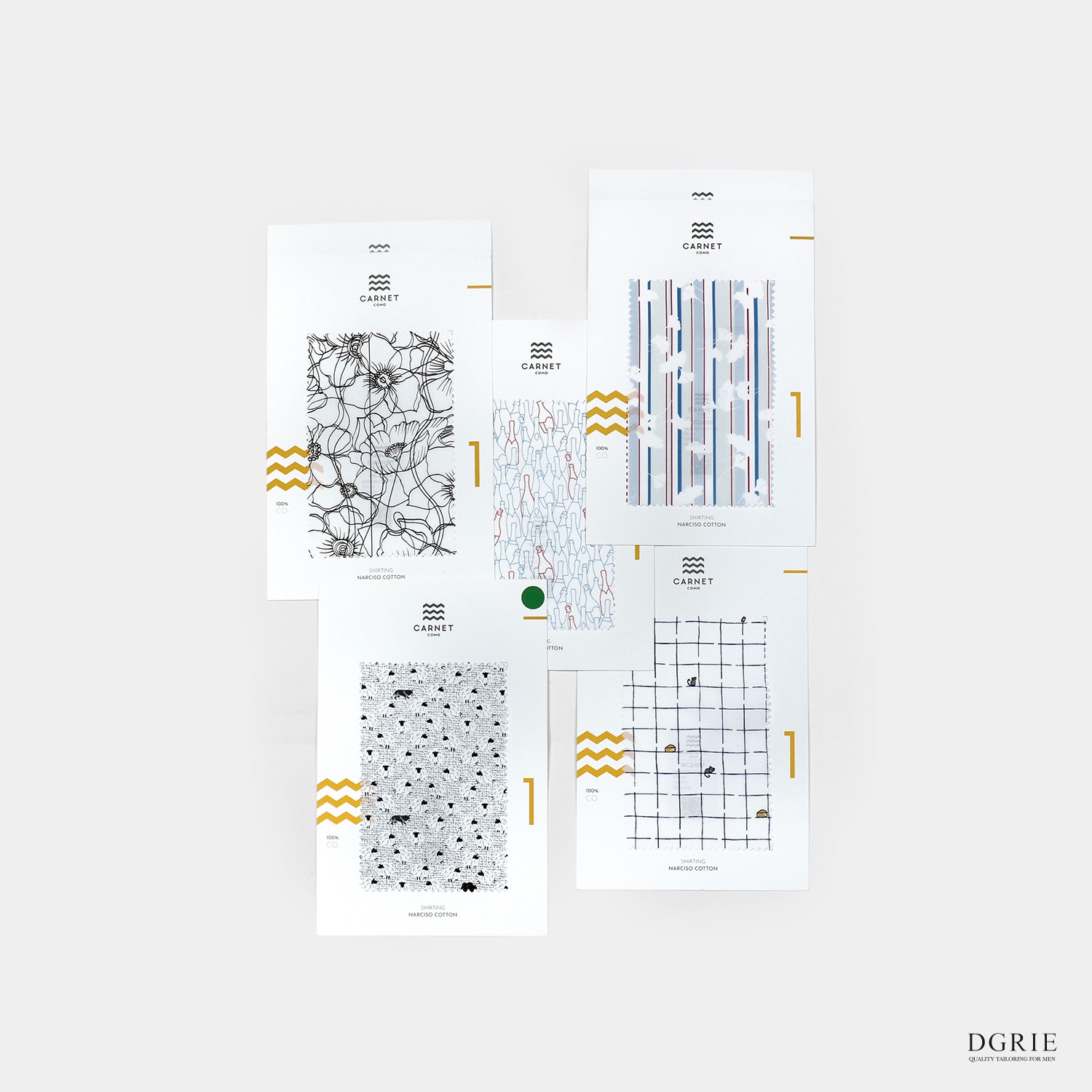 ตัดเชิ้ต ผ้าเชิ้ต CARNET ITALY - LUXURY PRINTED SHIRTS