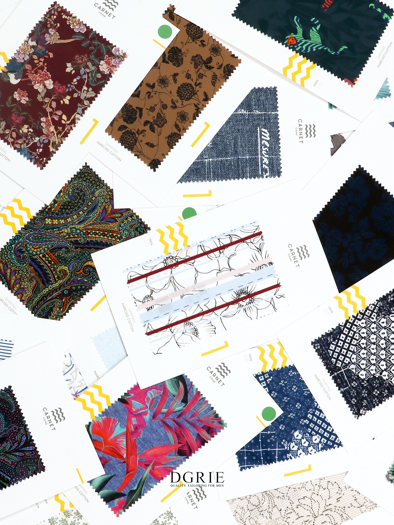 ตัดเชิ้ต ผ้าเชิ้ต CARNET ITALY - LUXURY PRINTED SHIRTS