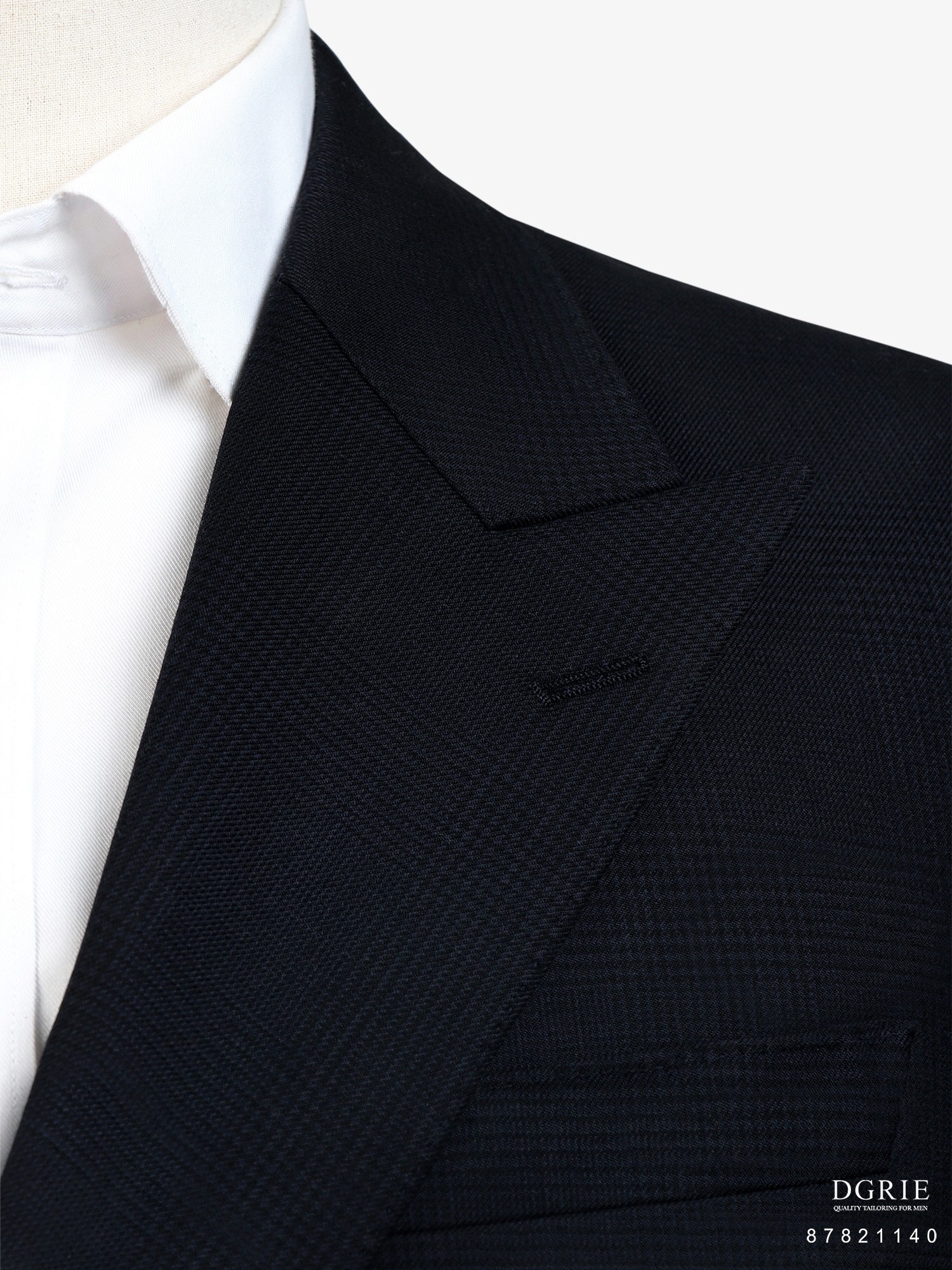 เสื้อสูท Navy Glen Check Wool Double-Breasted Suits