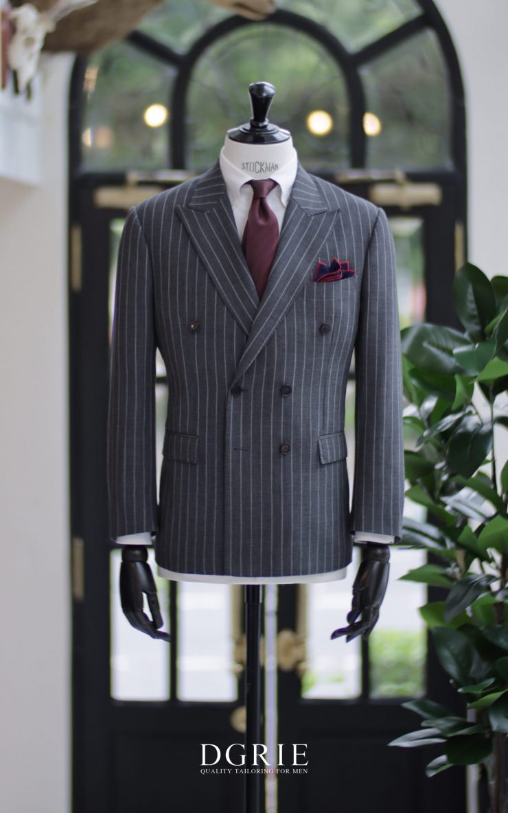 DGRIE ตัดสูท High Twist Pinstripe Grey Suits