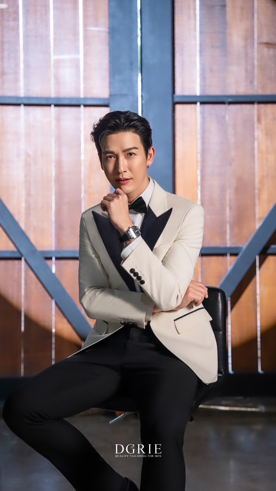 DGRIE Spotlight ดีเจพุฒ พุฒิชัย - Italy Ivory & Black Wool