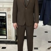 สูทหางม้า Full Canvas Red Brown Fresco England Suits